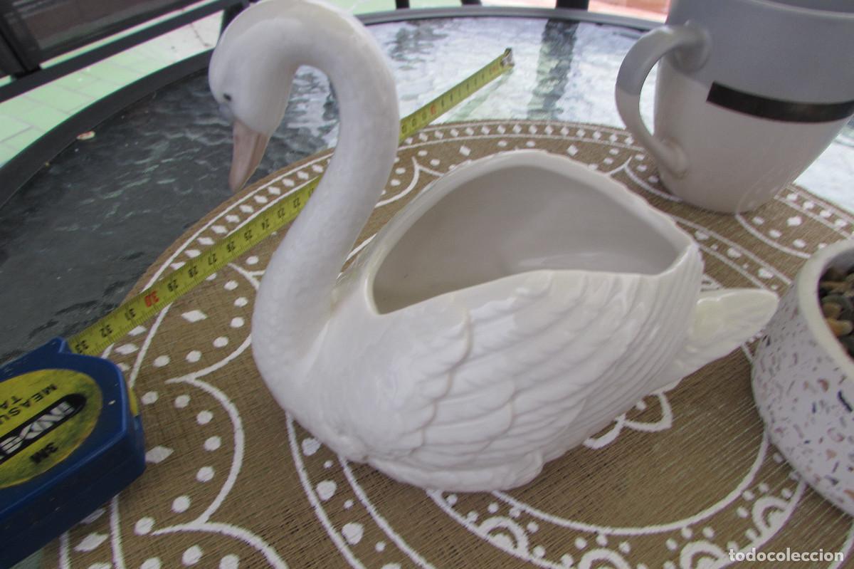 Antig&uuml;edades: NAO LLADRO CISNE CENTRO DE MESA - Foto 1