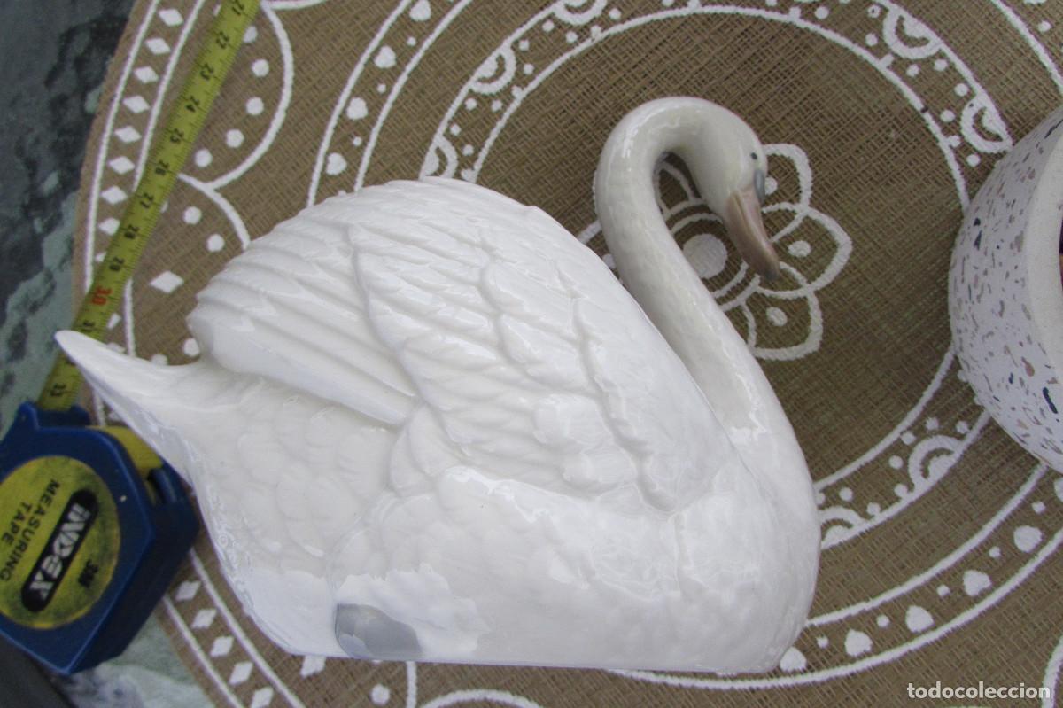 Antig&uuml;edades: NAO LLADRO CISNE CENTRO DE MESA - Foto 6