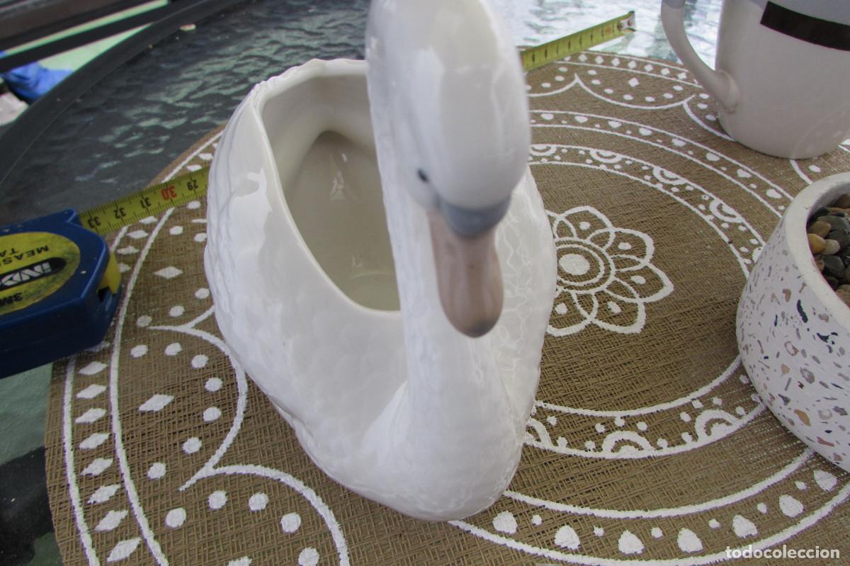 Antig&uuml;edades: NAO LLADRO CISNE CENTRO DE MESA - Foto 13