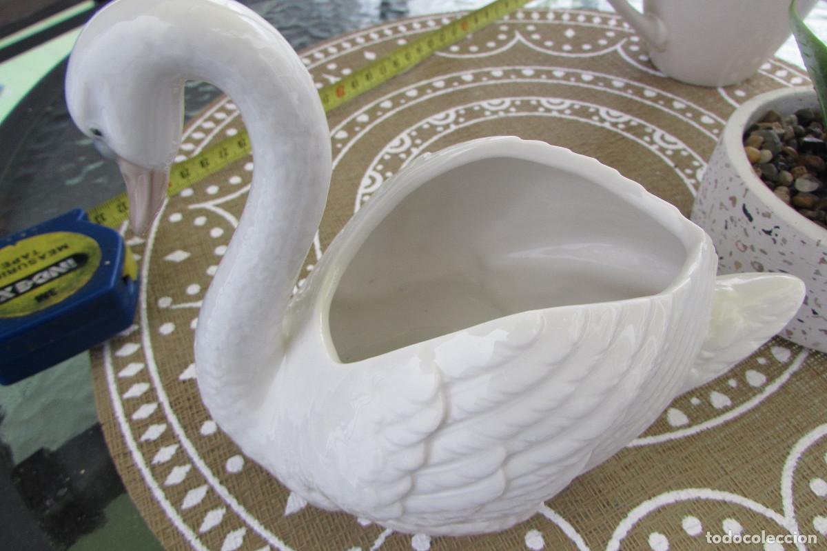 Antig&uuml;edades: NAO LLADRO CISNE CENTRO DE MESA - Foto 14