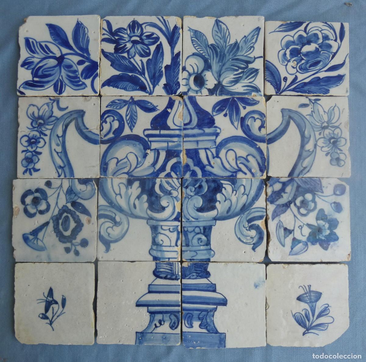 Antig&uuml;edades: Azulejo, Azulejos Portugal siglo 18/19