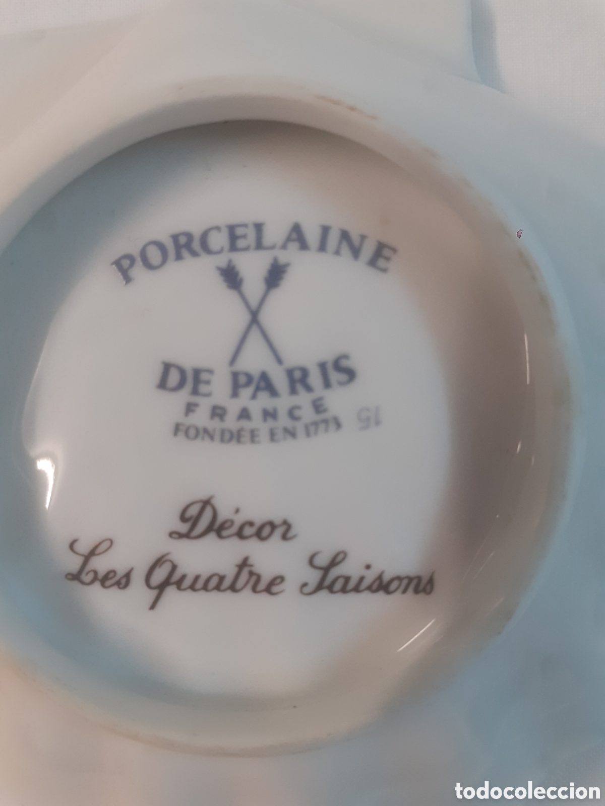 Antig&uuml;edades: Cuenquito Porcelana Francia - Foto 3