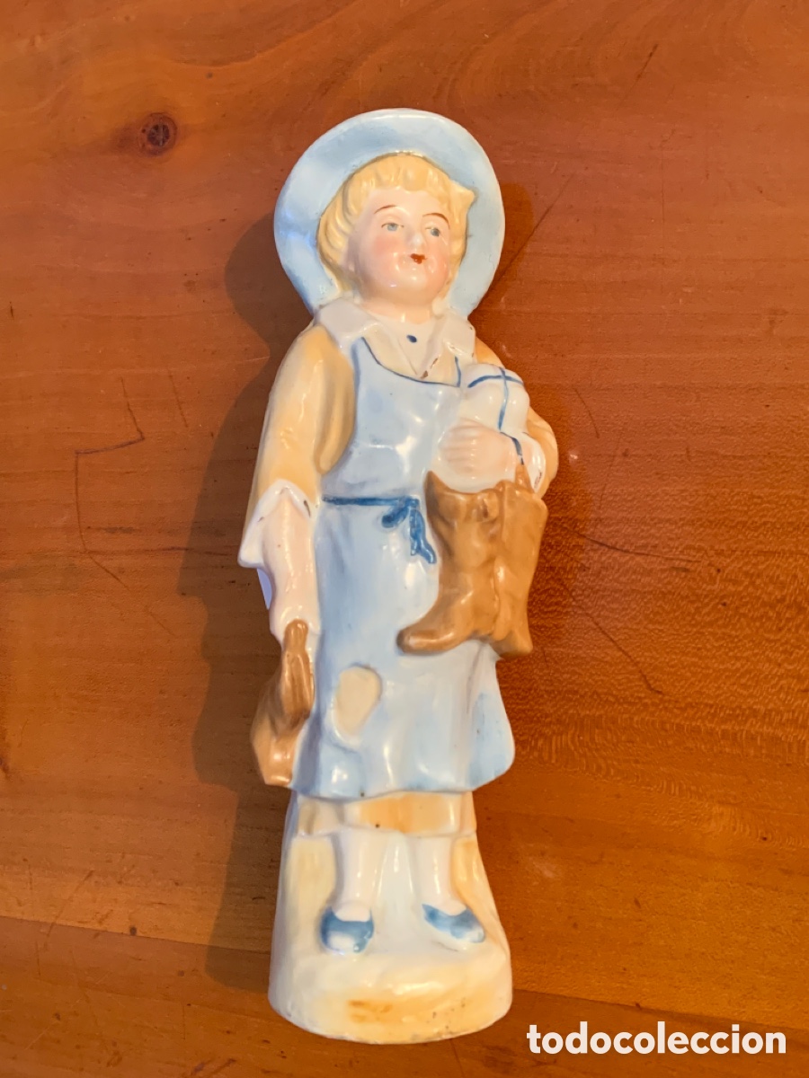 Antig&uuml;edades: Figura de porcelana inglesa