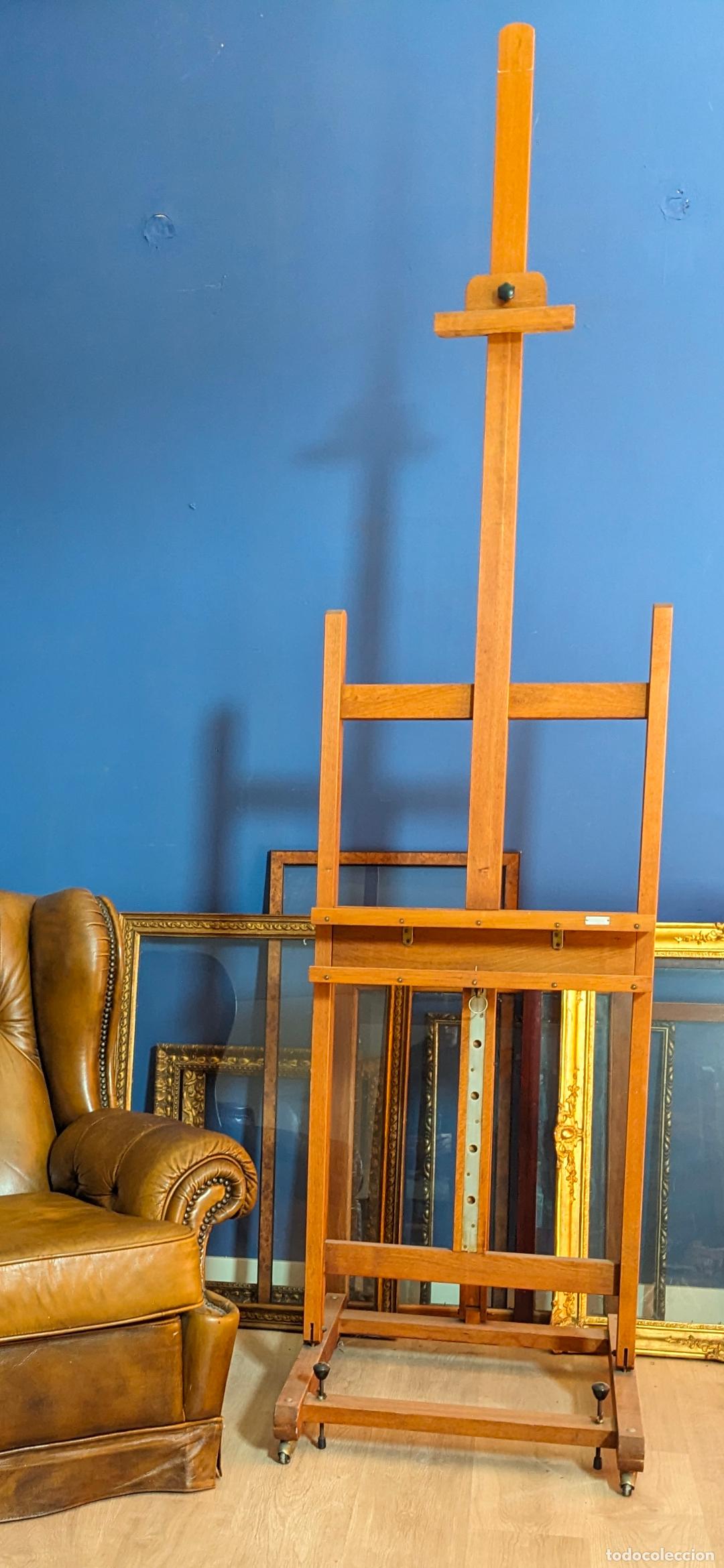 Antig&uuml;edades: Caballete de pintor de estudio de gran tama&ntilde;o