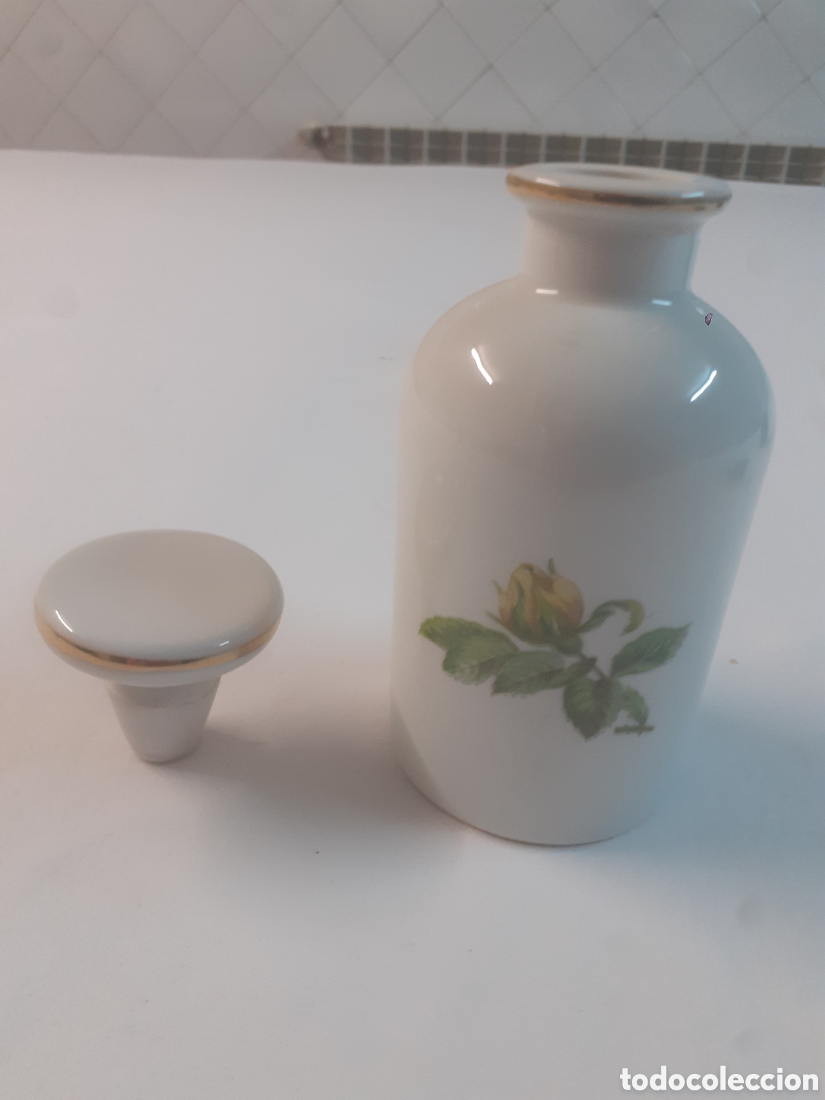 Antig&uuml;edades: Tarrito Porcelana Par&iacute;s - Foto 2
