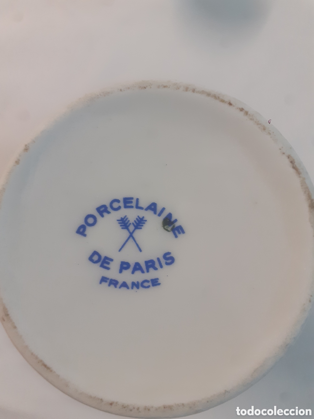 Antig&uuml;edades: Tarrito Porcelana Par&iacute;s - Foto 3