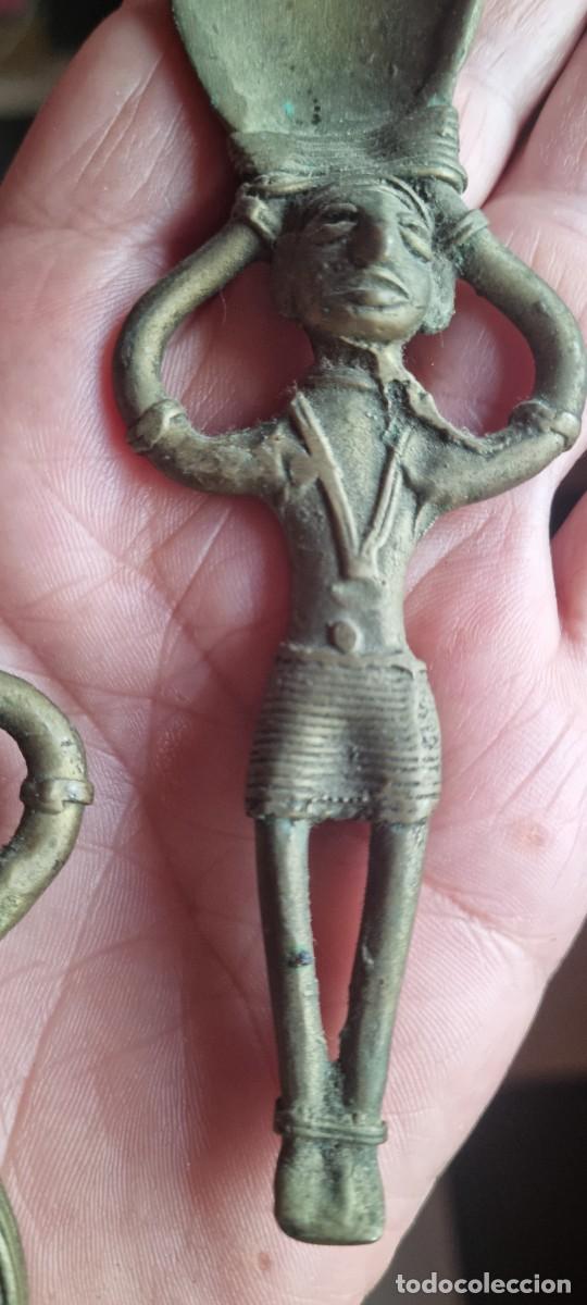 Antig&uuml;edades: Cubiertos antiguos Dhokra, India - Foto 7