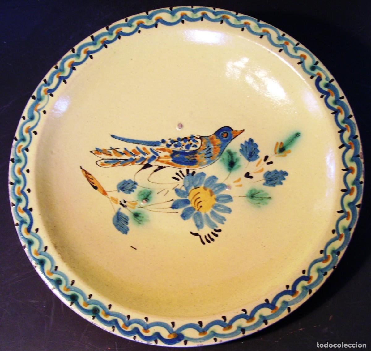 Antiques: PLATO CER&Aacute;MICA DE PUENTE DEL ARZOBISPO XX