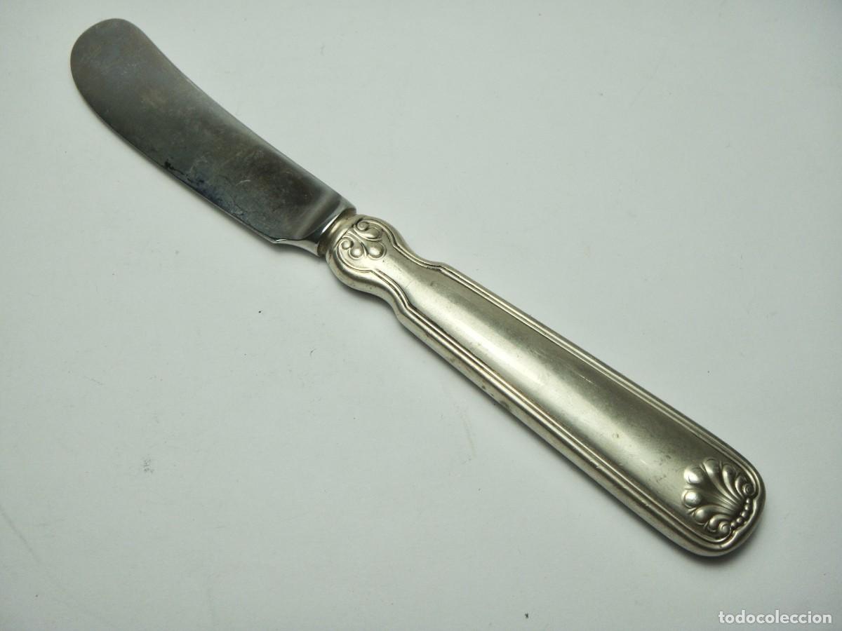Antig&uuml;edades: Cuchillo de postre Tiffany & Co con mango de plata &middot; ca. 1940&ndash;1960 - Foto 1