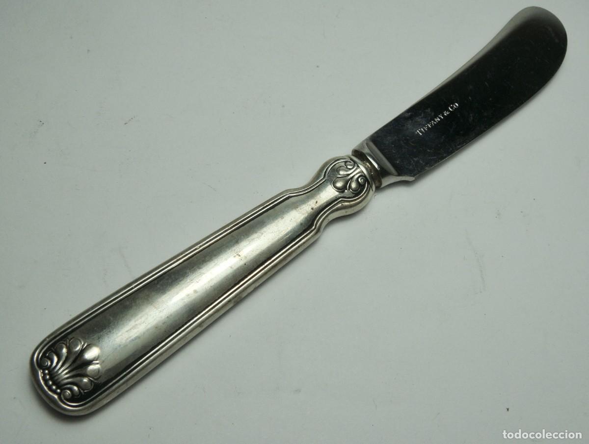 Antig&uuml;edades: Cuchillo de postre Tiffany & Co con mango de plata &middot; ca. 1940&ndash;1960 - Foto 4