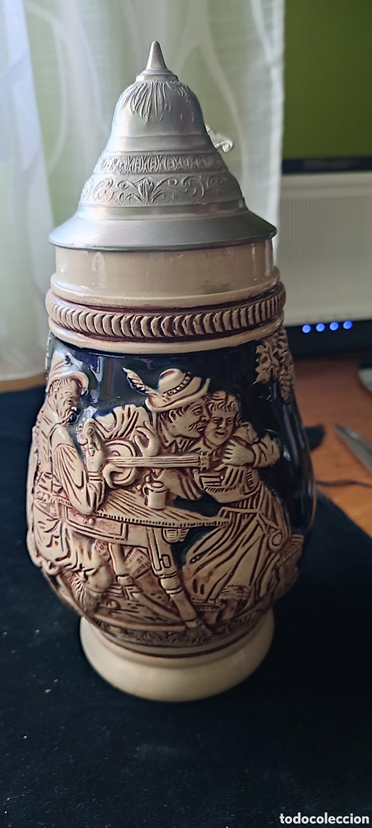 Antig&uuml;edades: Jarra de cerveza alemana de alta calidad original KING edici&oacute;n limitada