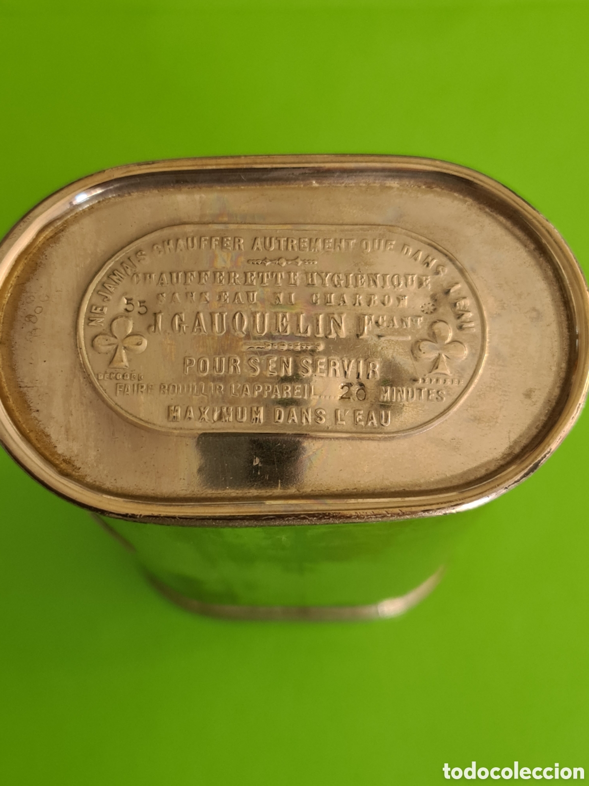 Antig&uuml;edades: Calentador Higi&eacute;nico J. Gauquelin N&deg;55