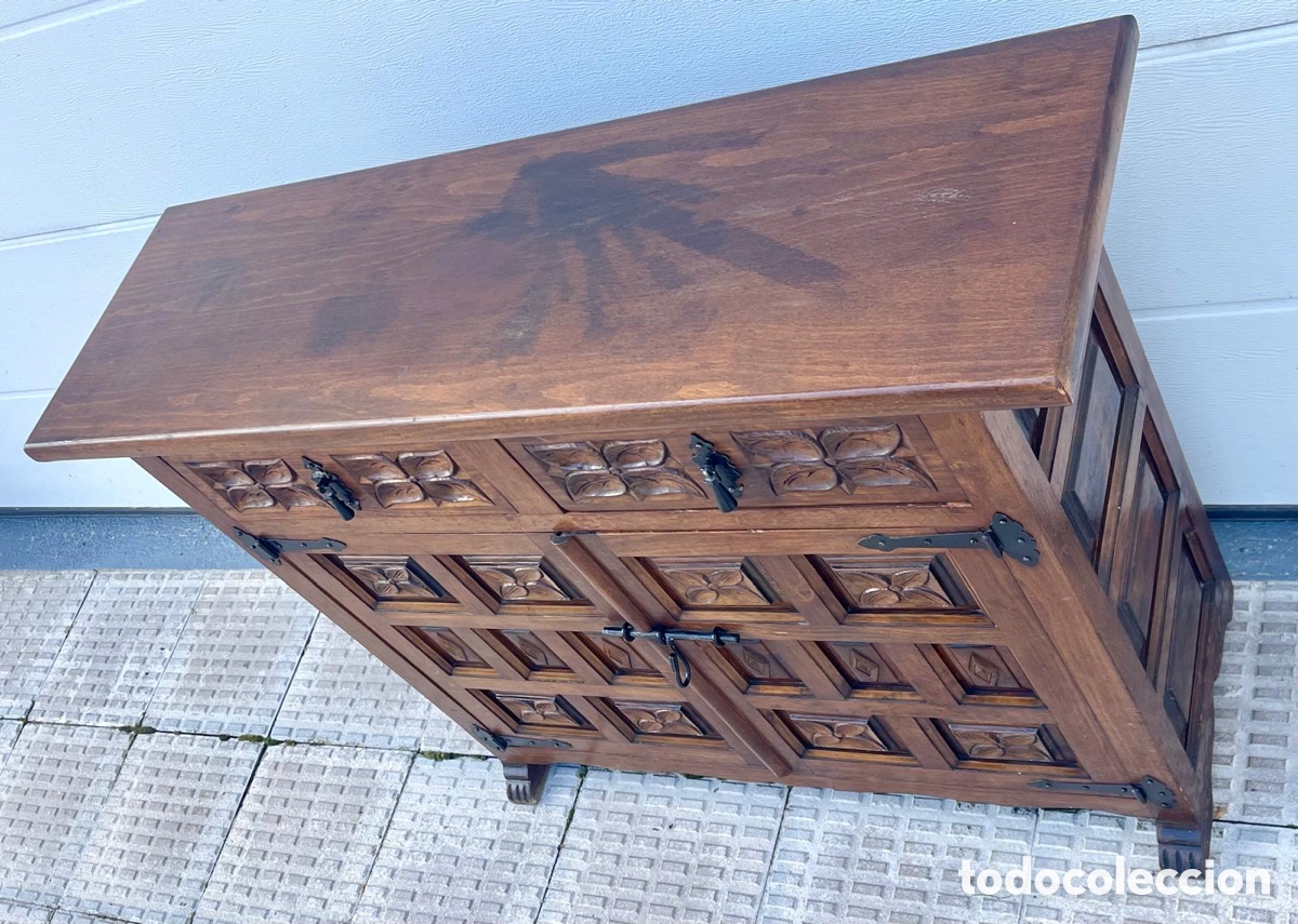 Antig&uuml;edades: TAQUILLON RUSTICO CASTELLANO - Foto 5