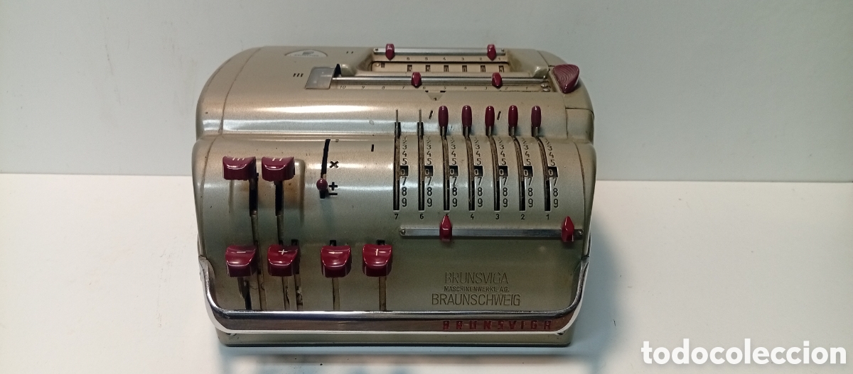 Antig&uuml;edades: Antigua Calculadora Mec&aacute;nica BRUNSVIGA 13 RK - Made in Germany - A&ntilde;os 50/60 - Excelente Estado