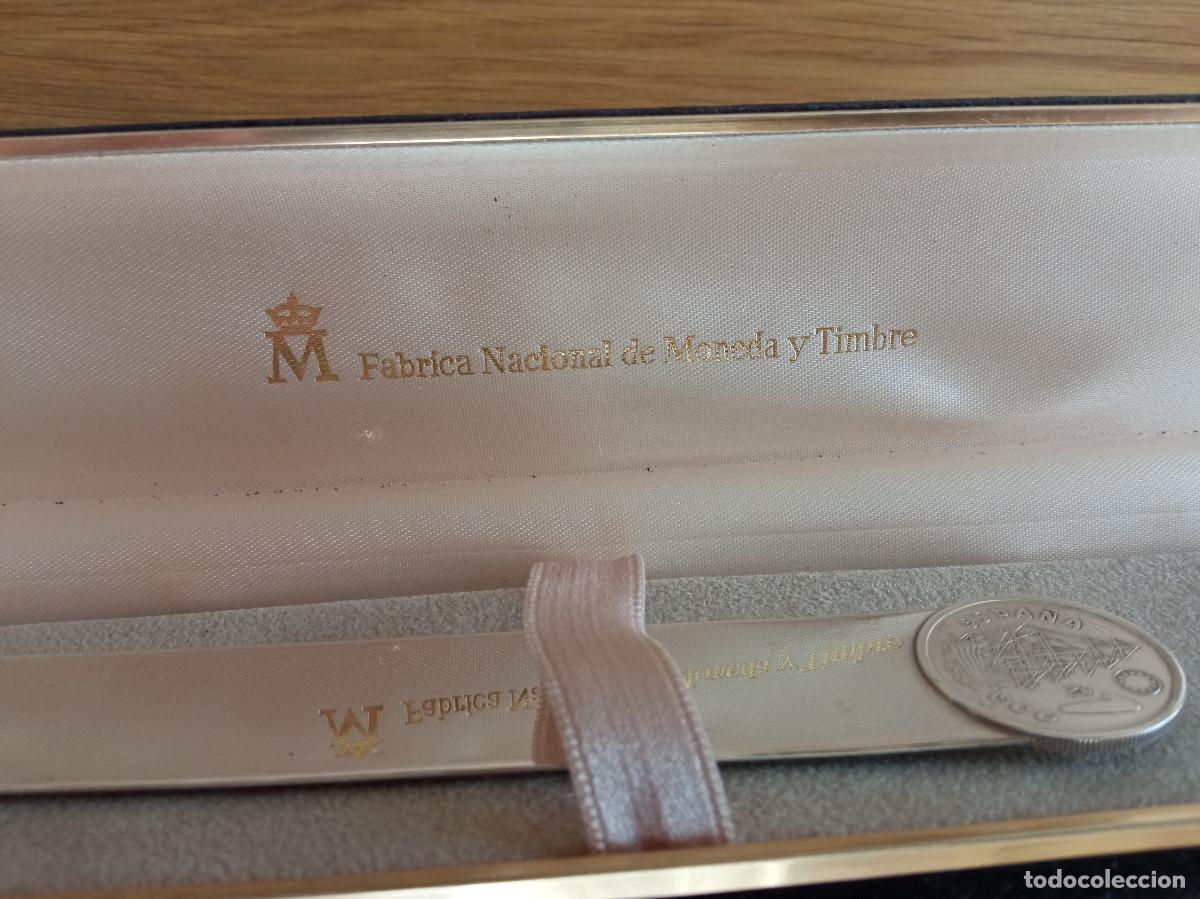 Antig&uuml;edades: MARCA P&Aacute;GINAS DE PLATA. F&Aacute;BRICA NACIONAL DE MONEDA Y TIMBRE