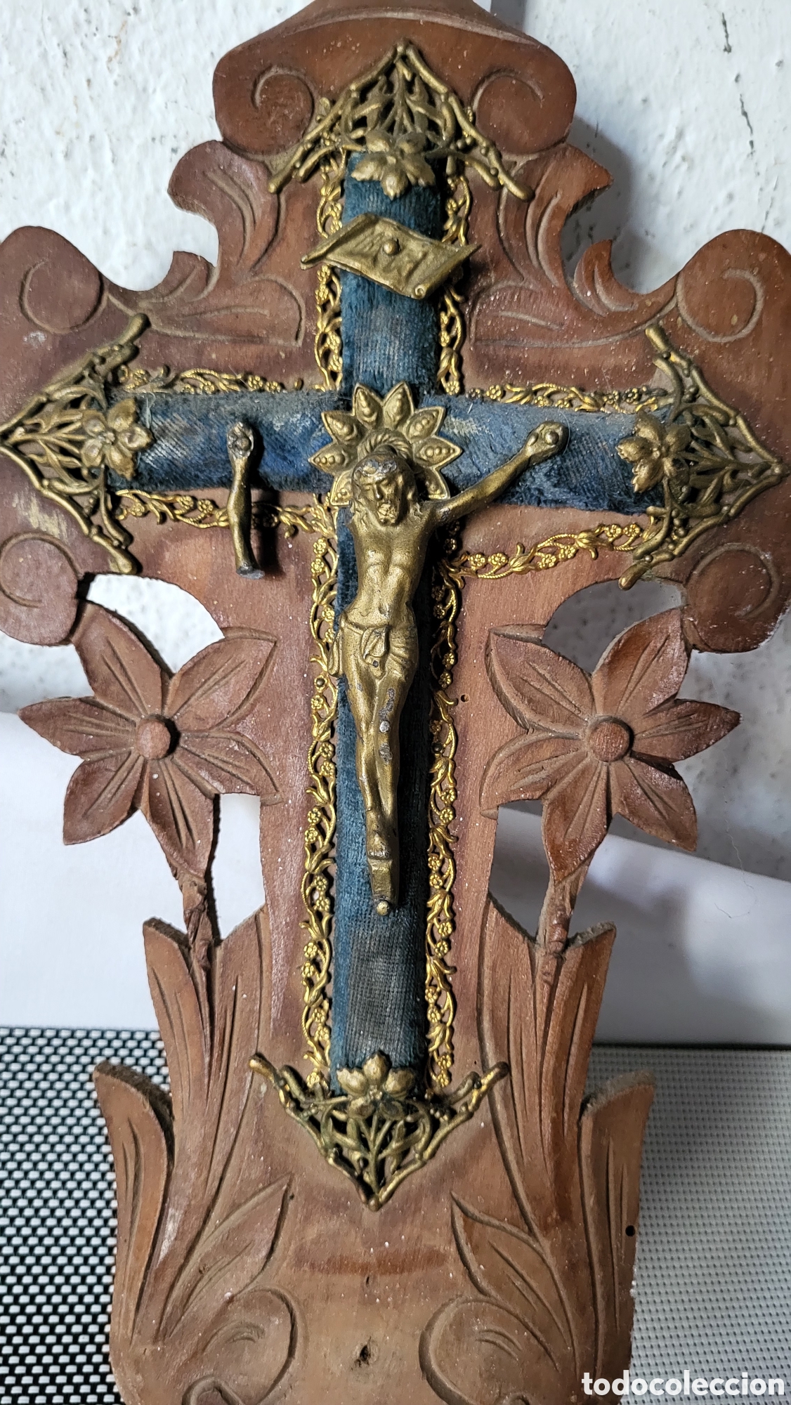 Antig&uuml;edades: Crucifijo Religioso madera