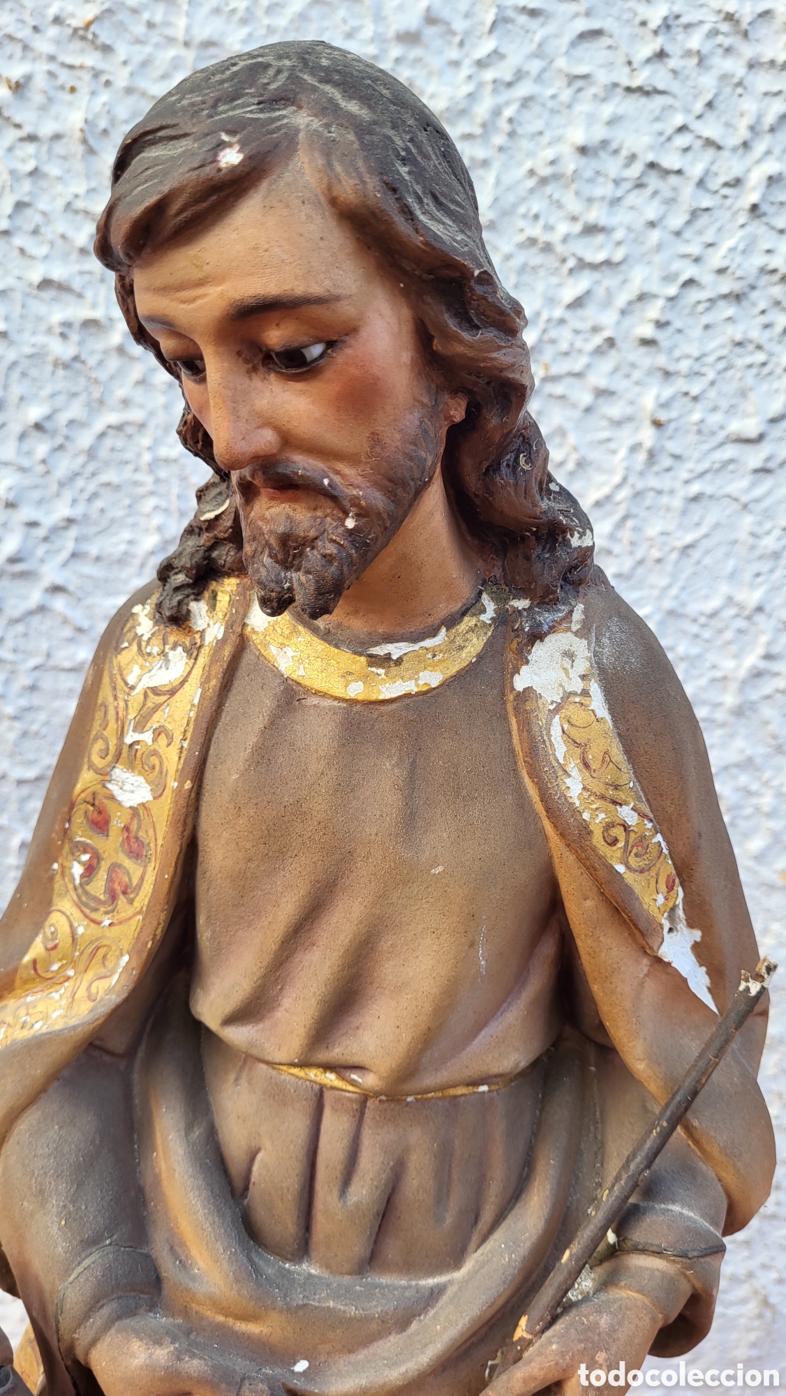 Antig&uuml;edades: Antigua Figura Religiosa - Foto 6