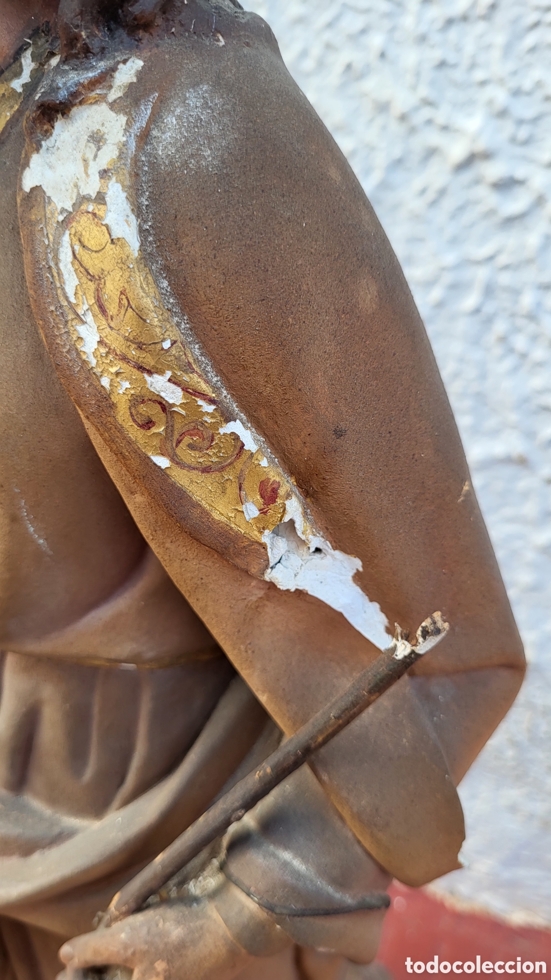 Antig&uuml;edades: Antigua Figura Religiosa - Foto 7
