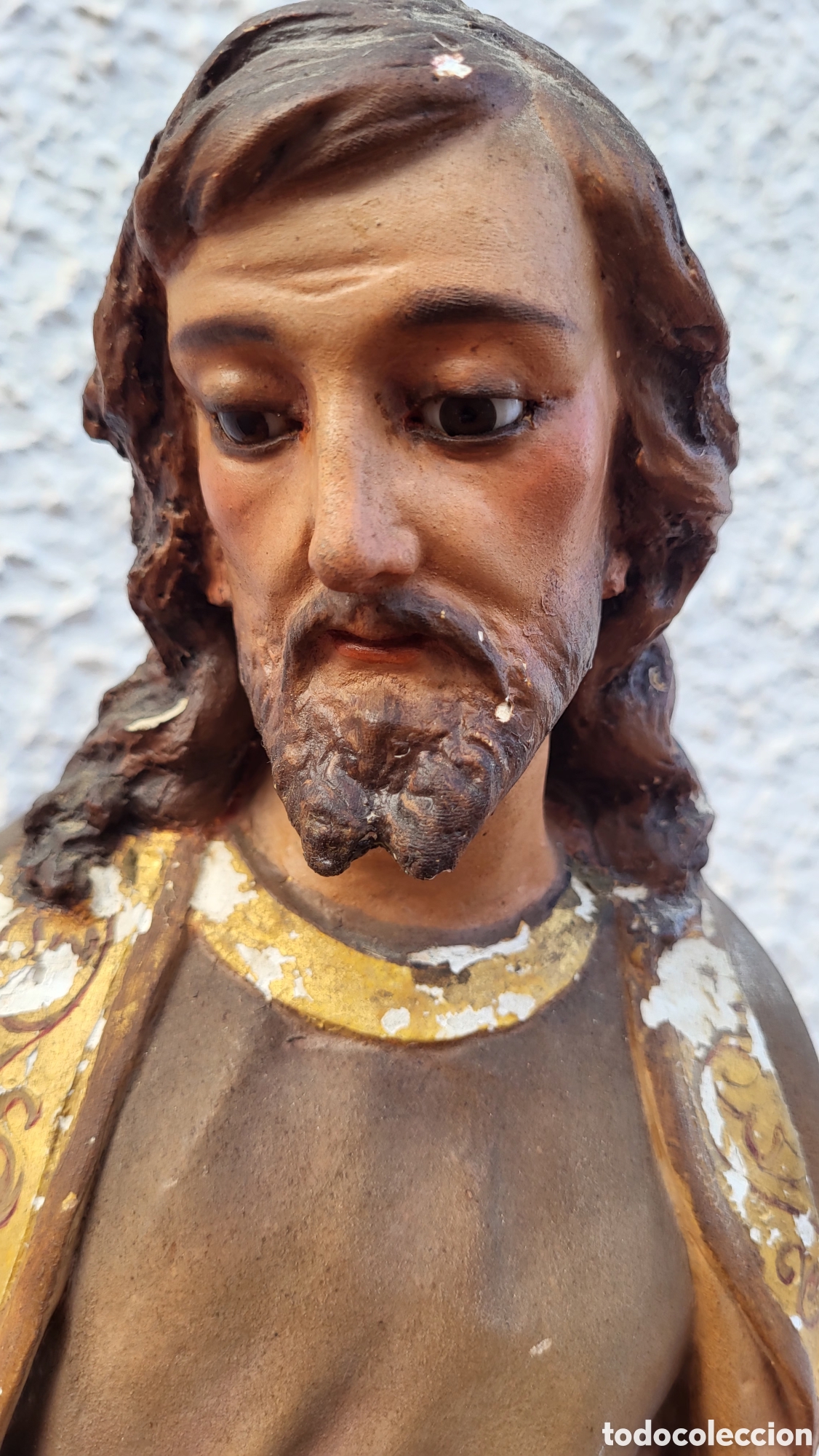 Antig&uuml;edades: Antigua Figura Religiosa - Foto 10