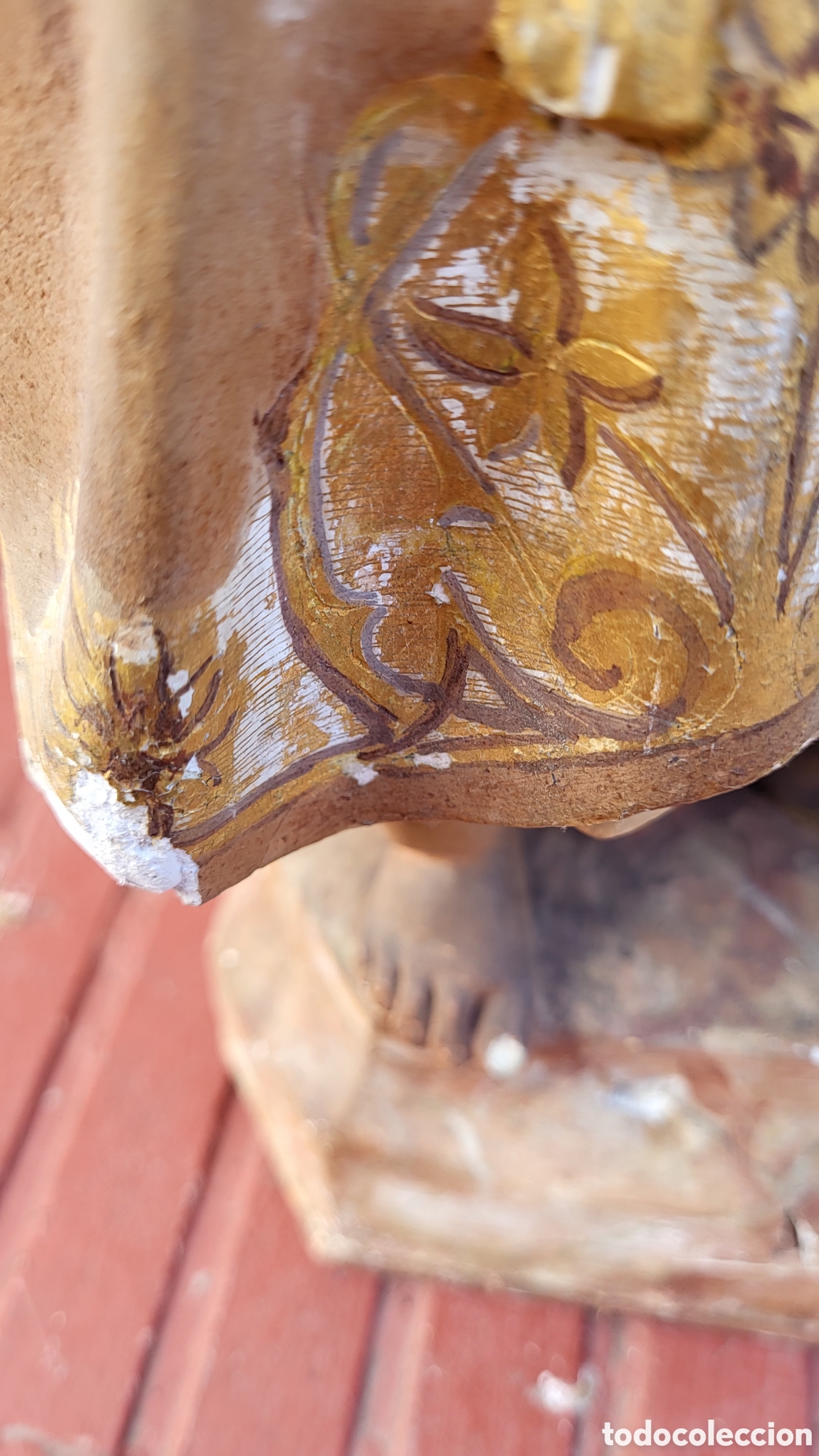 Antig&uuml;edades: Antigua Figura Religiosa - Foto 12