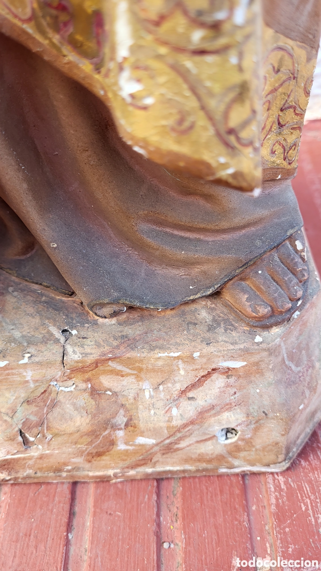 Antig&uuml;edades: Antigua Figura Religiosa - Foto 13