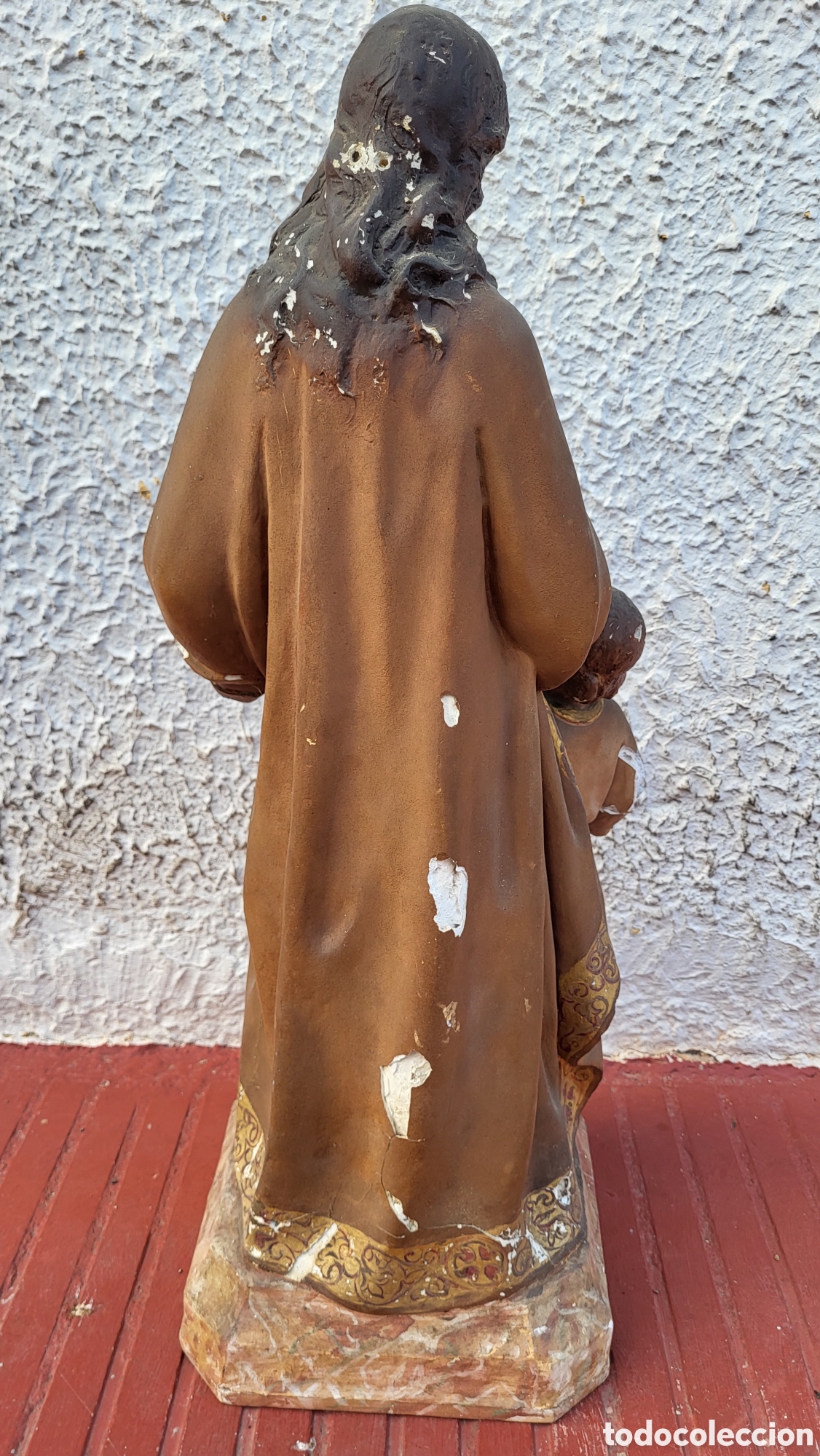 Antig&uuml;edades: Antigua Figura Religiosa - Foto 21