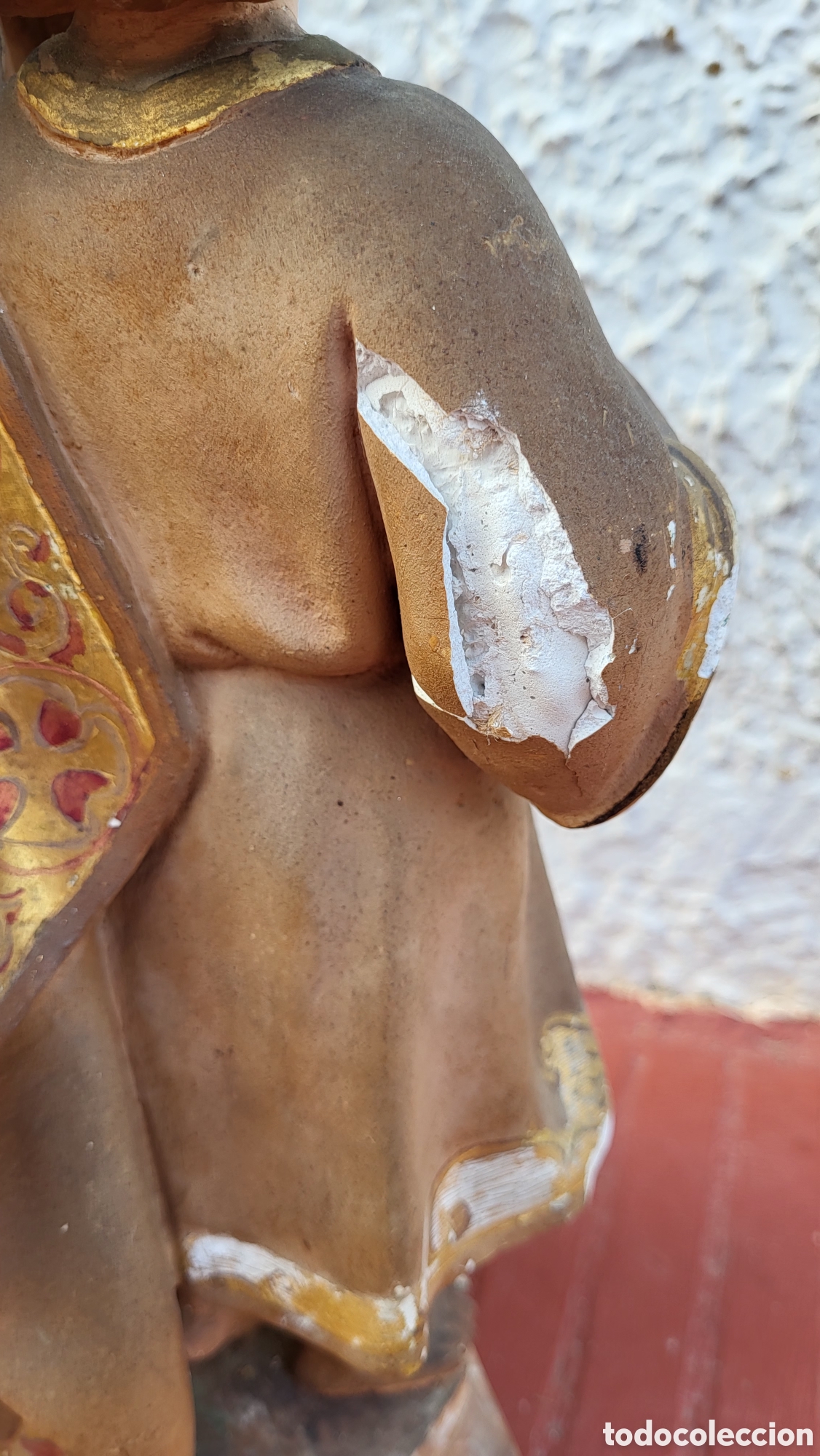 Antig&uuml;edades: Antigua Figura Religiosa - Foto 23