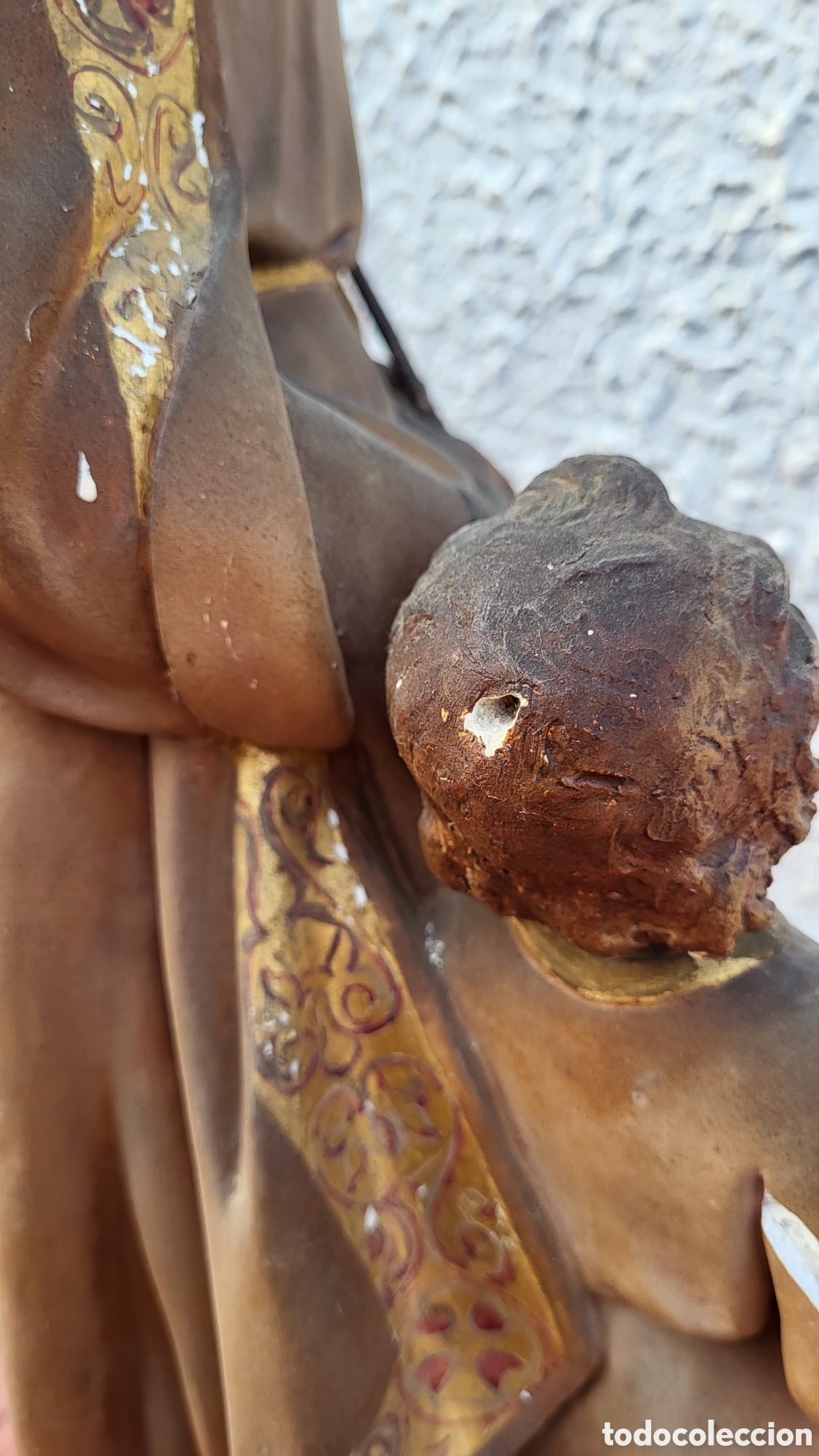 Antig&uuml;edades: Antigua Figura Religiosa - Foto 24