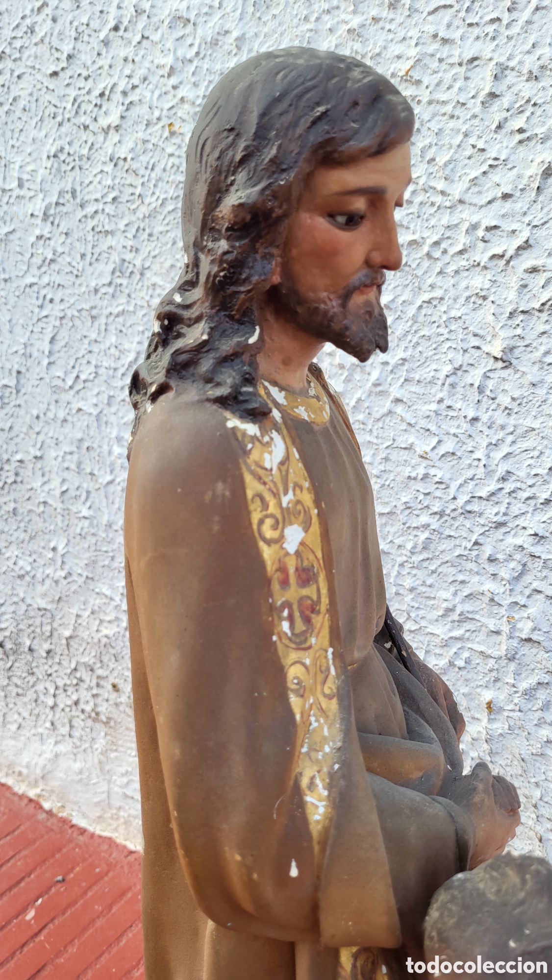 Antig&uuml;edades: Antigua Figura Religiosa - Foto 25