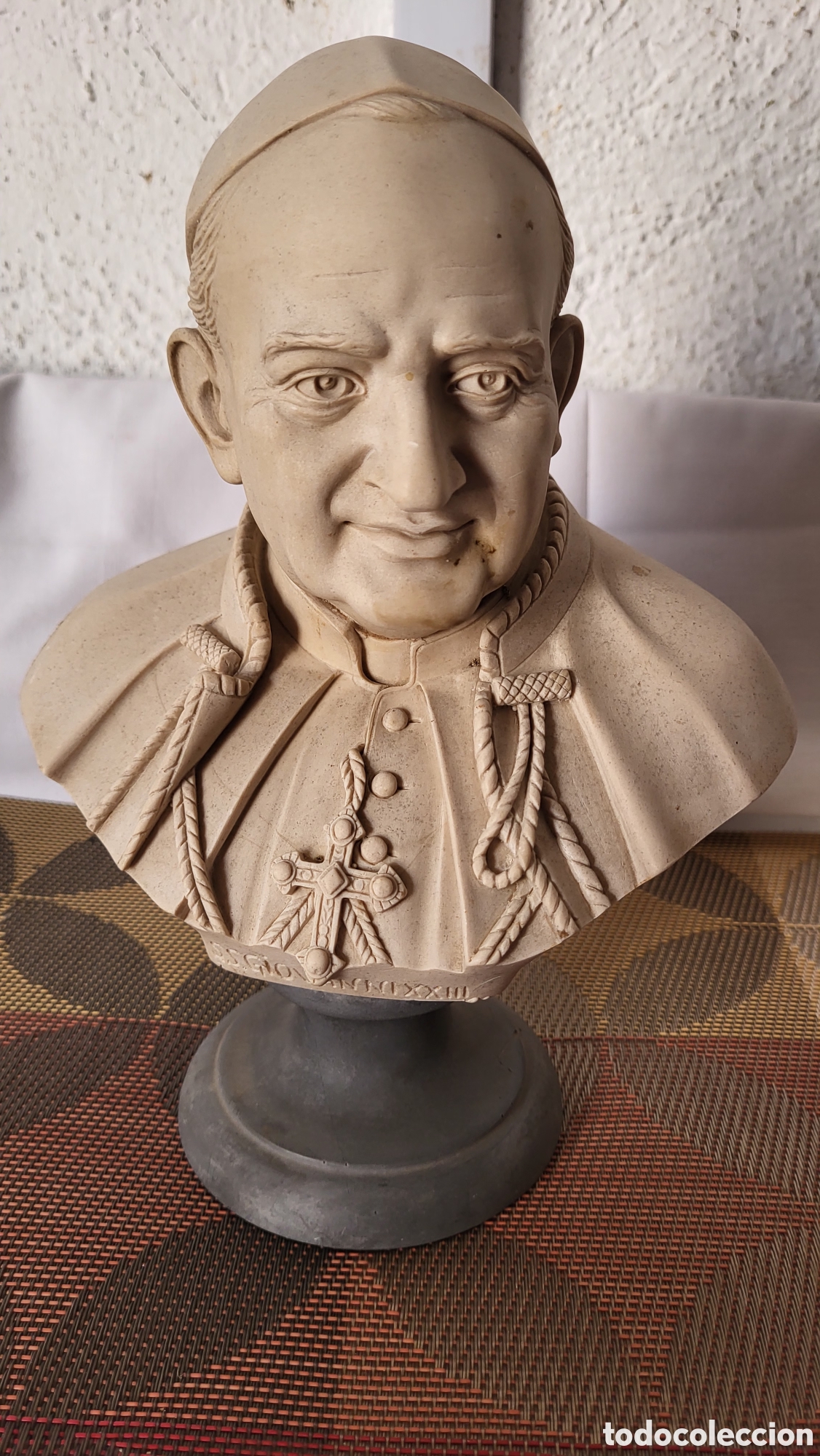 Antig&uuml;edades: Busto antiguo Papa Giovani - Foto 2