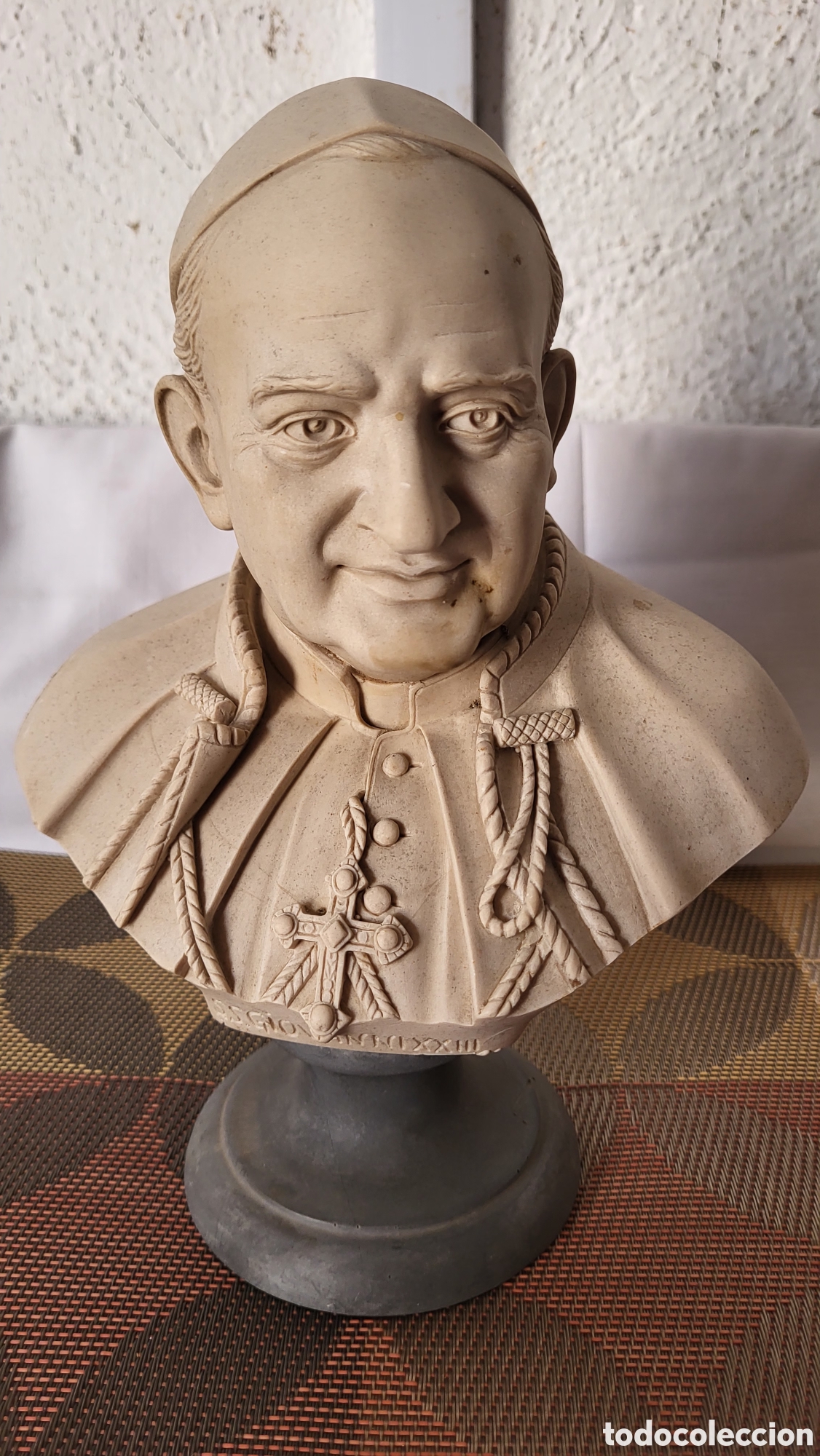 Antig&uuml;edades: Busto antiguo Papa Giovani - Foto 3