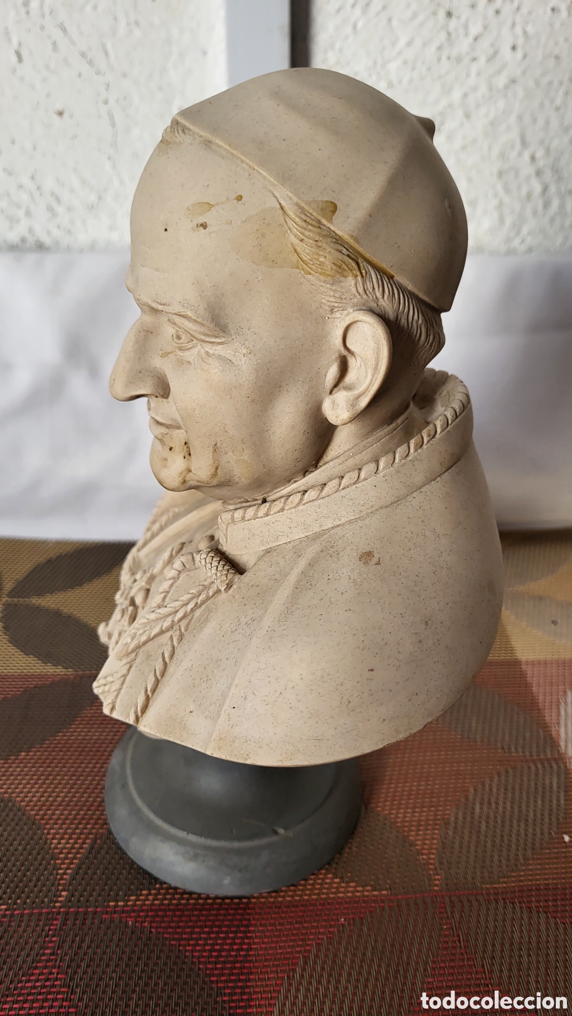 Antig&uuml;edades: Busto antiguo Papa Giovani - Foto 7