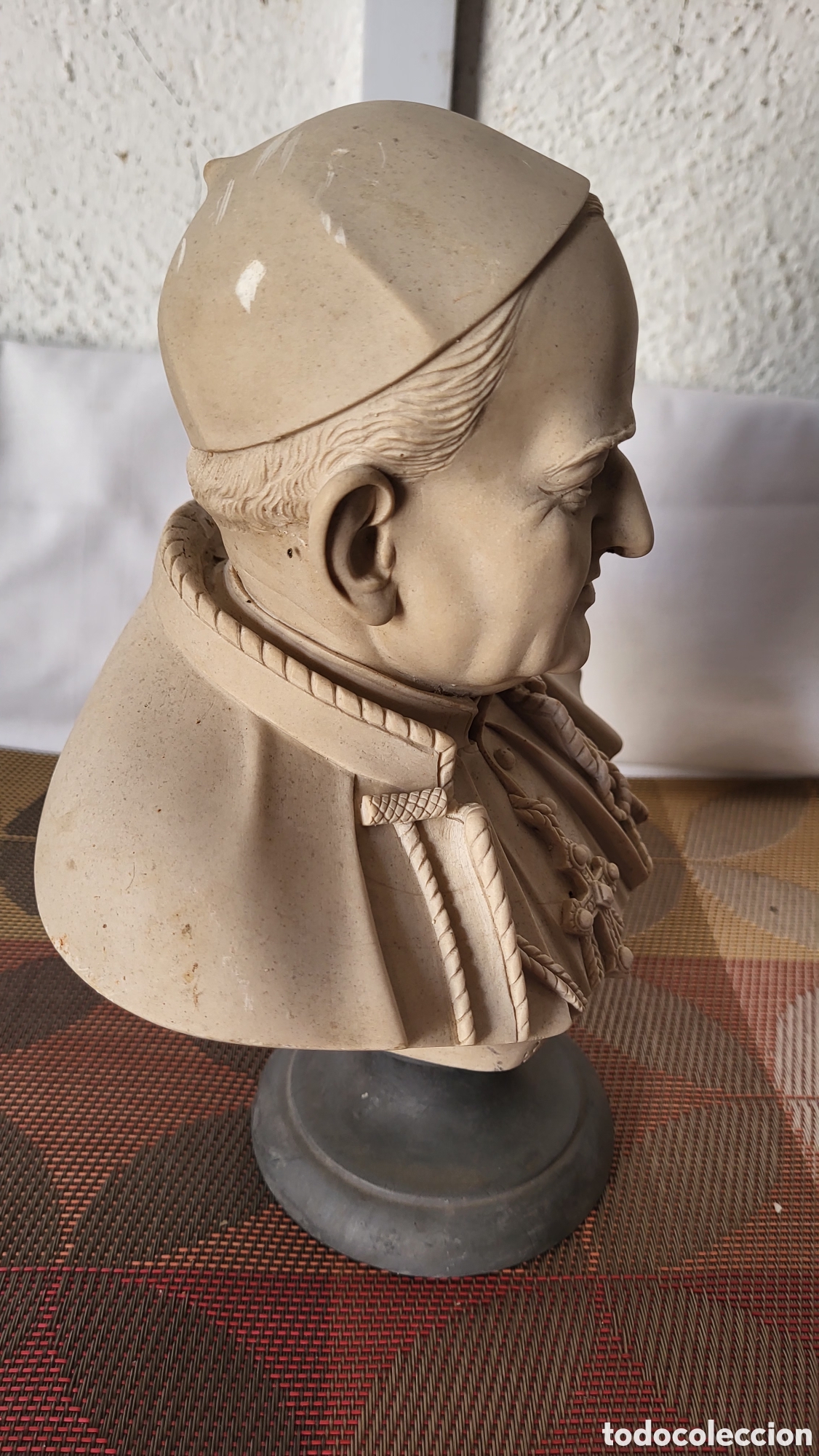 Antig&uuml;edades: Busto antiguo Papa Giovani - Foto 8