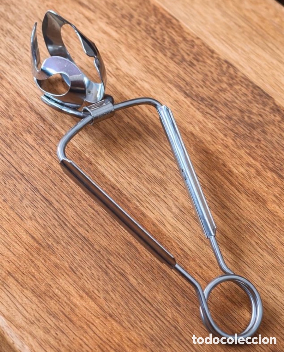 Antiquit&eacute;s: Pinza Francesa para caracoles acero inoxidable