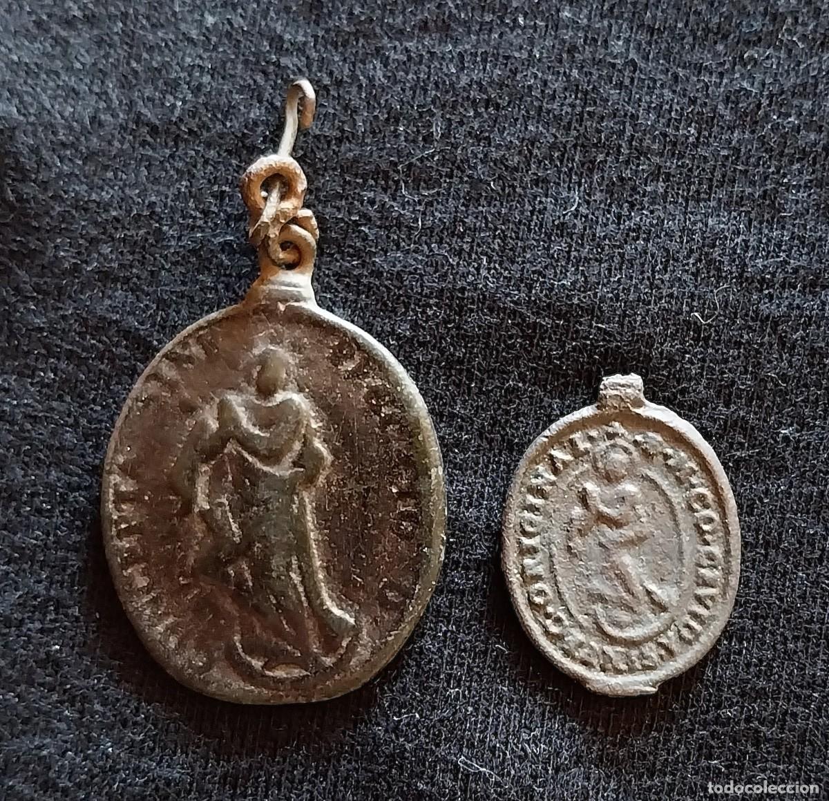 Antiguidades: Dos medallas del siglo XVII-XVIII.