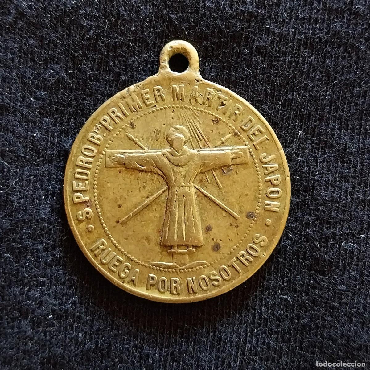 Antiquit&eacute;s: Medalla de San Pedro, primer m&aacute;rtir del Jap&oacute;n. San Esteban del Valle, 1897.