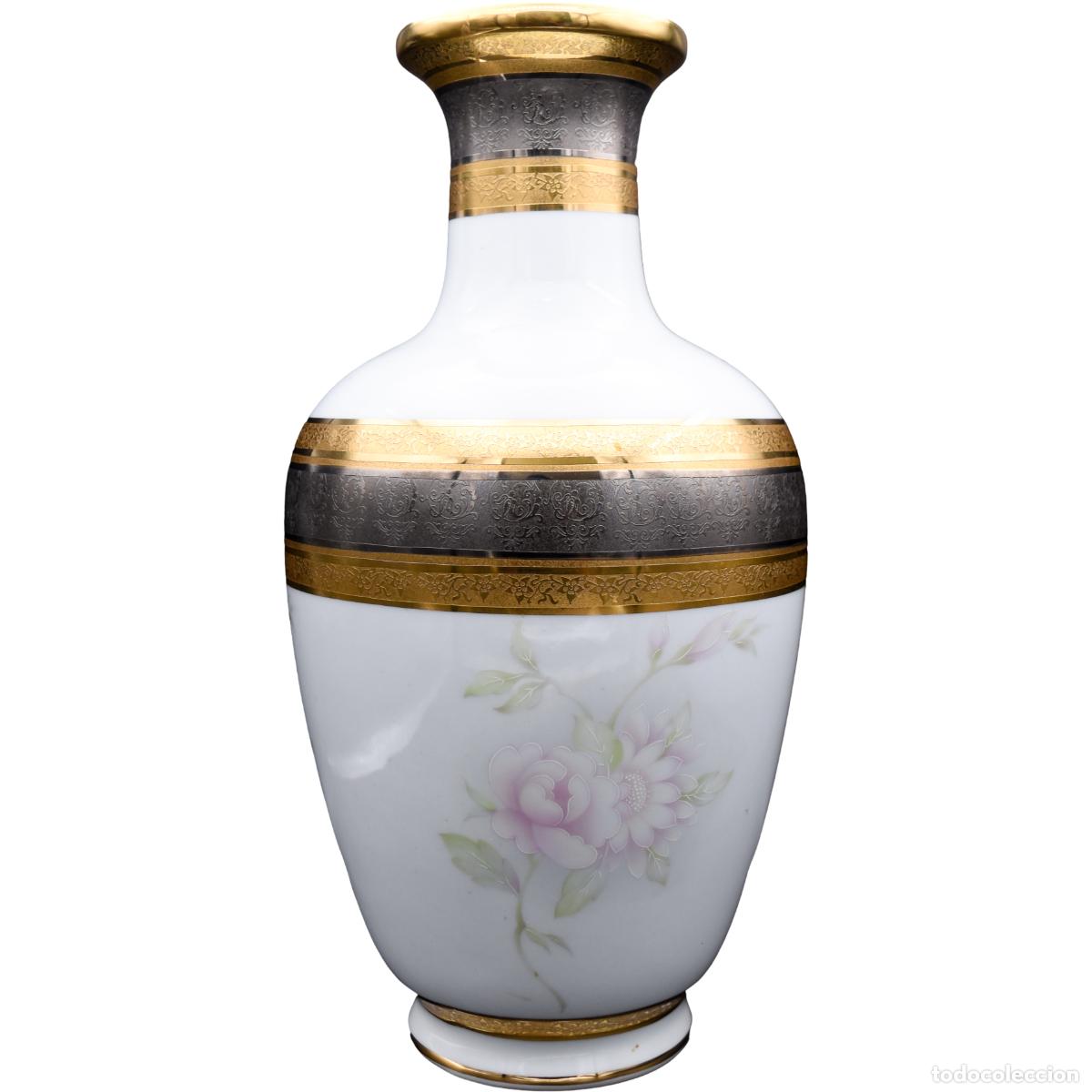 Antiguidades: Jarr&oacute;n de porcelana fina con oro y platino - Ulises