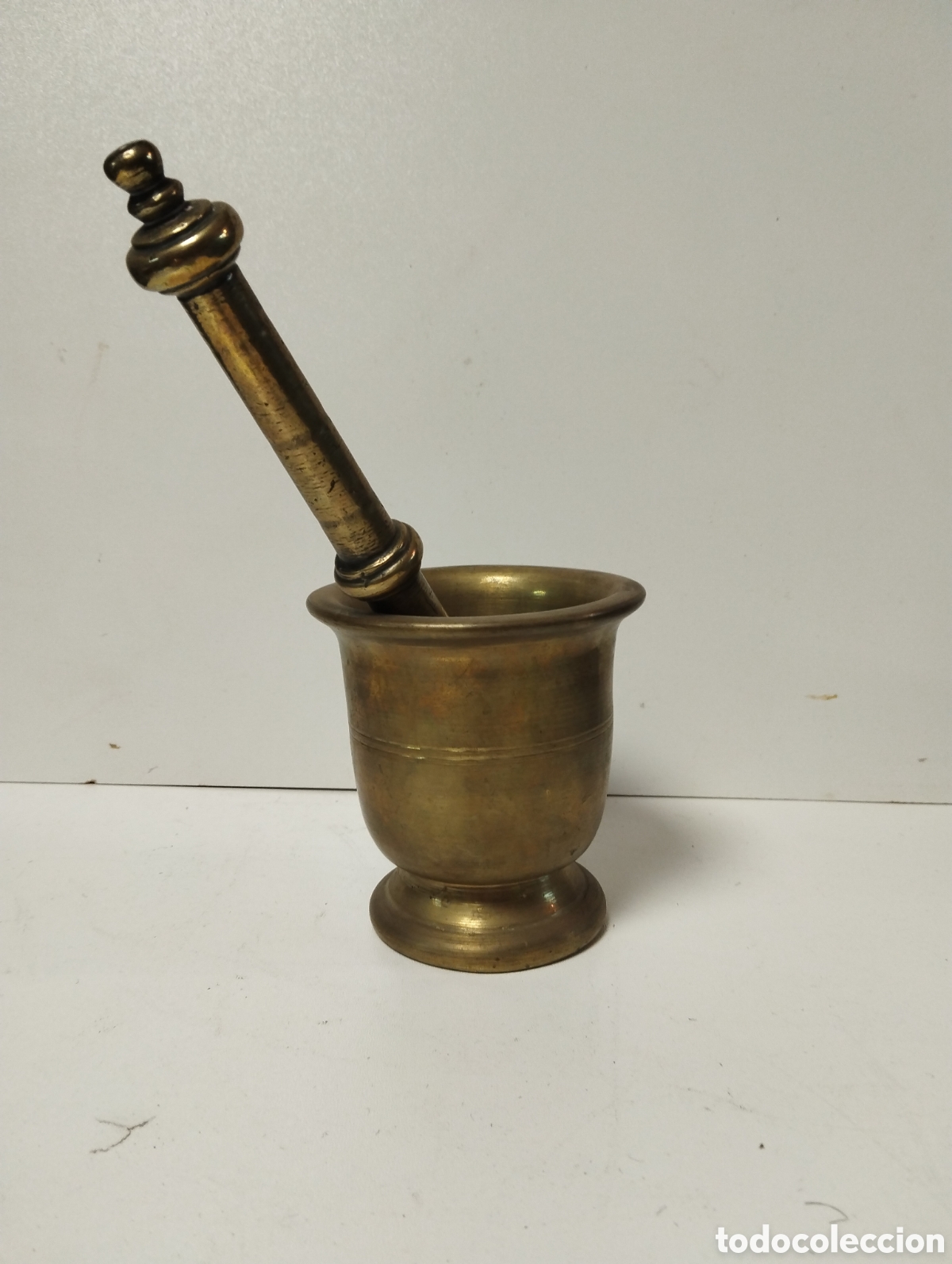 Antig&uuml;edades: Antiguo almirez de bronce - Foto 2