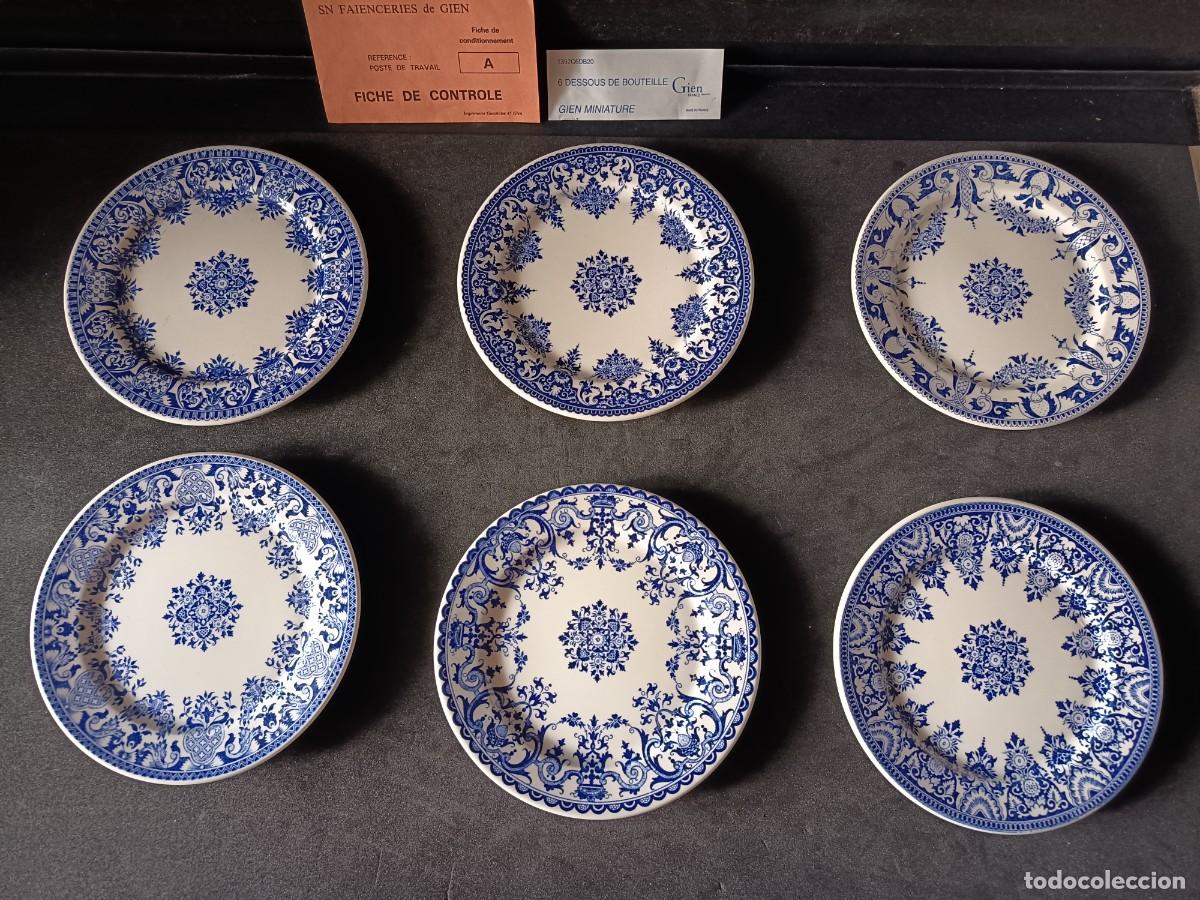 Antig&uuml;edades: Platos gien Francia siglo XIX