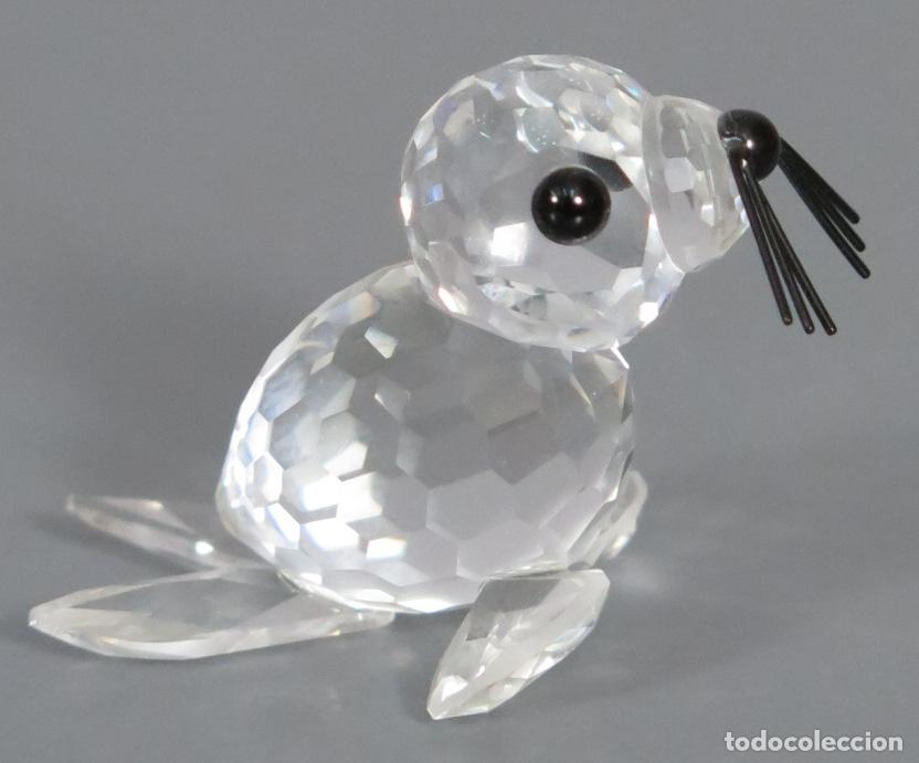 Antig&uuml;edades: foca beb&eacute;. 012530. SWAROVSKI - Foto 1