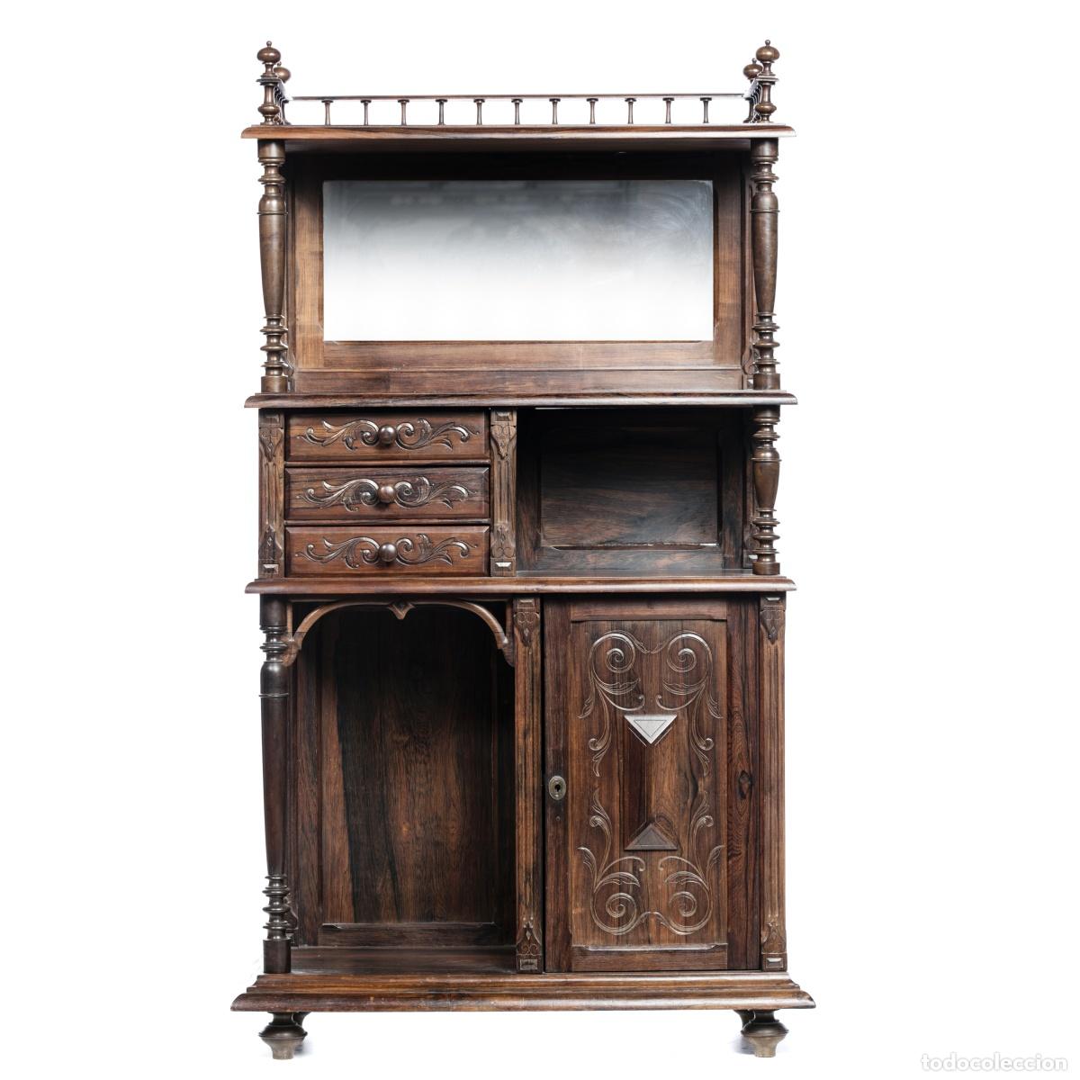 Antig&uuml;edades: Gabinete Art Nouveau - Siglo XIX