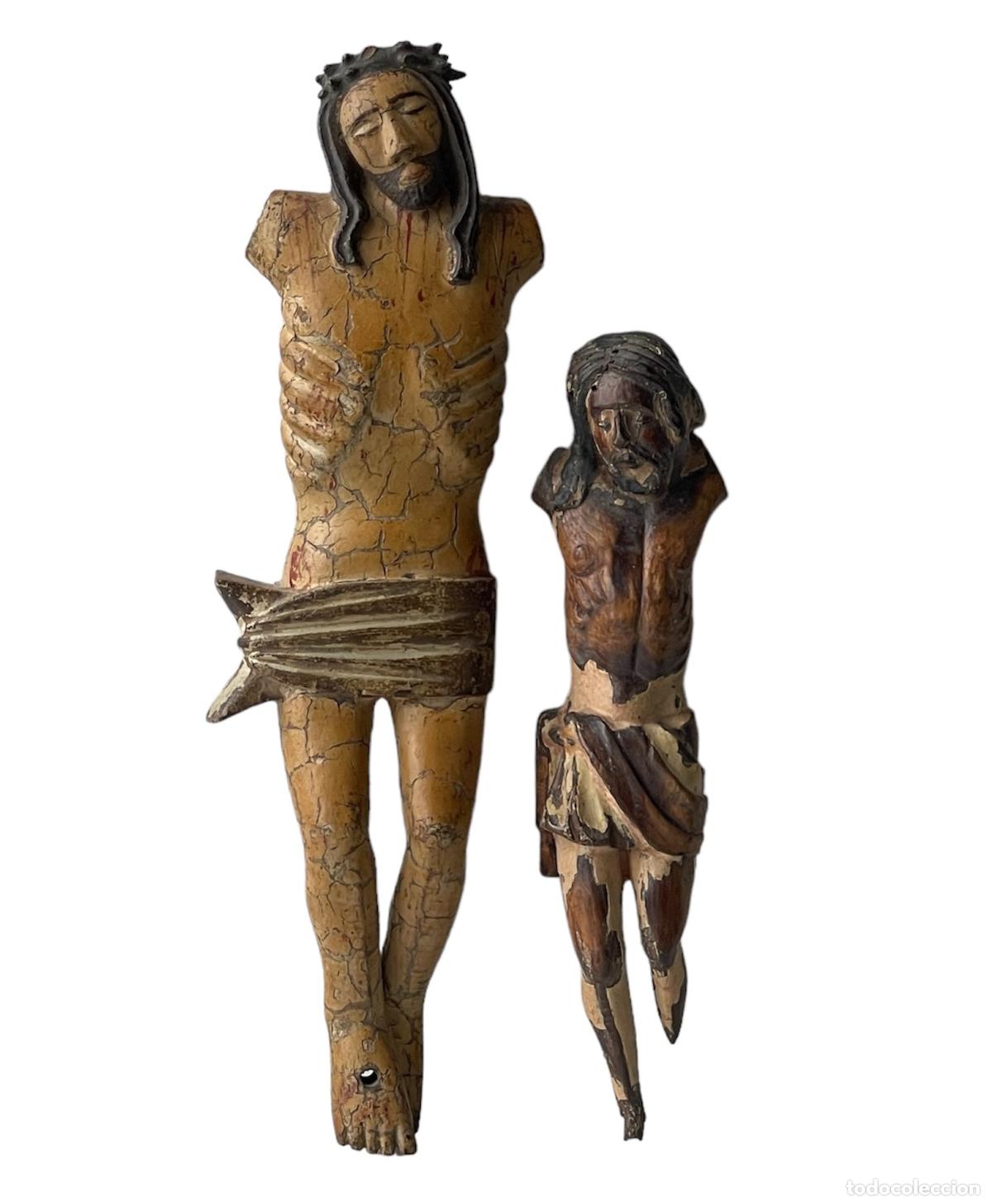 Antig&uuml;edades: Arte sacro - Dos Cristos - Siglo XIX
