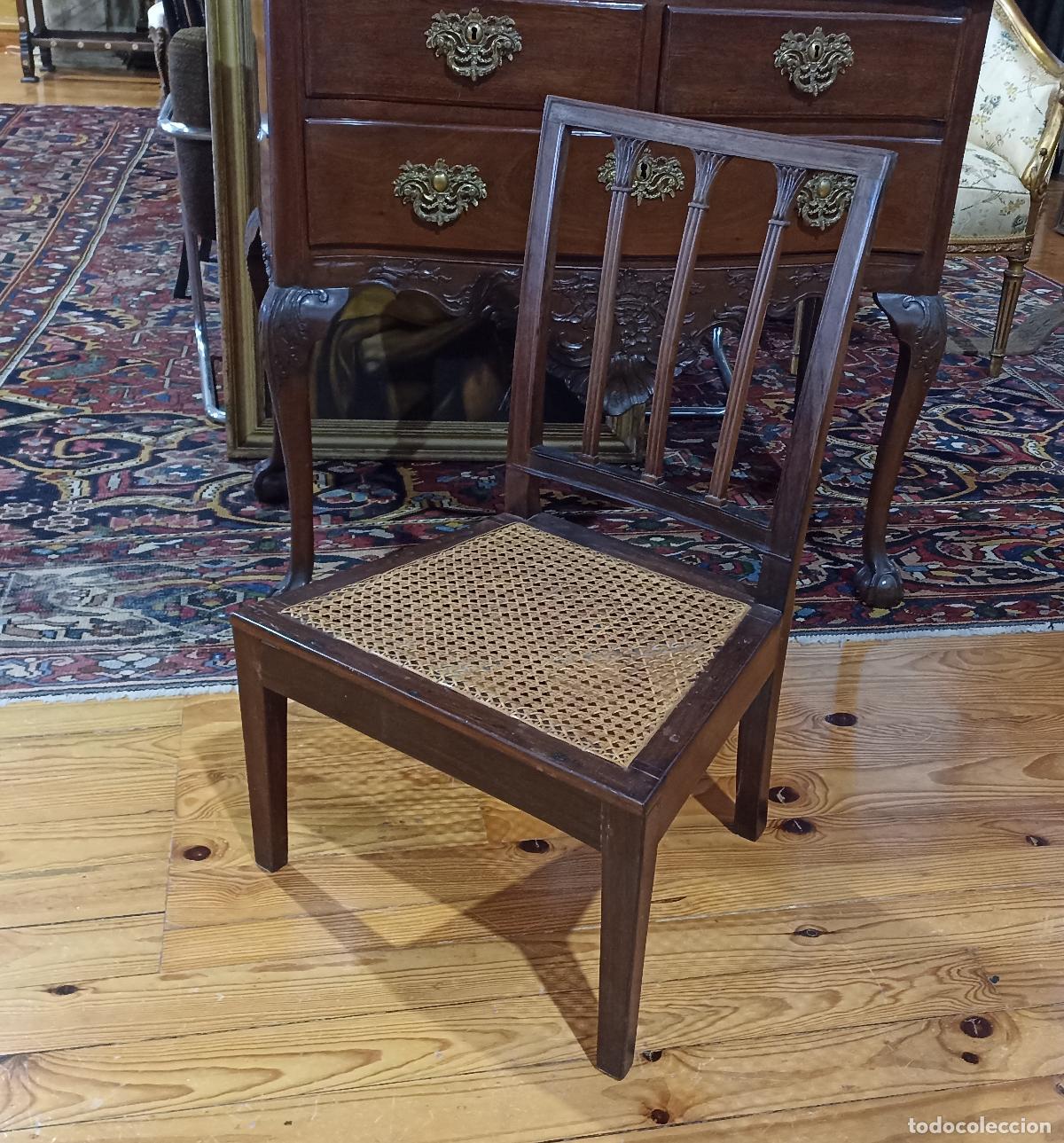 Antiquit&eacute;s: Silla D. Maria en palisandro - siglo XVIII
