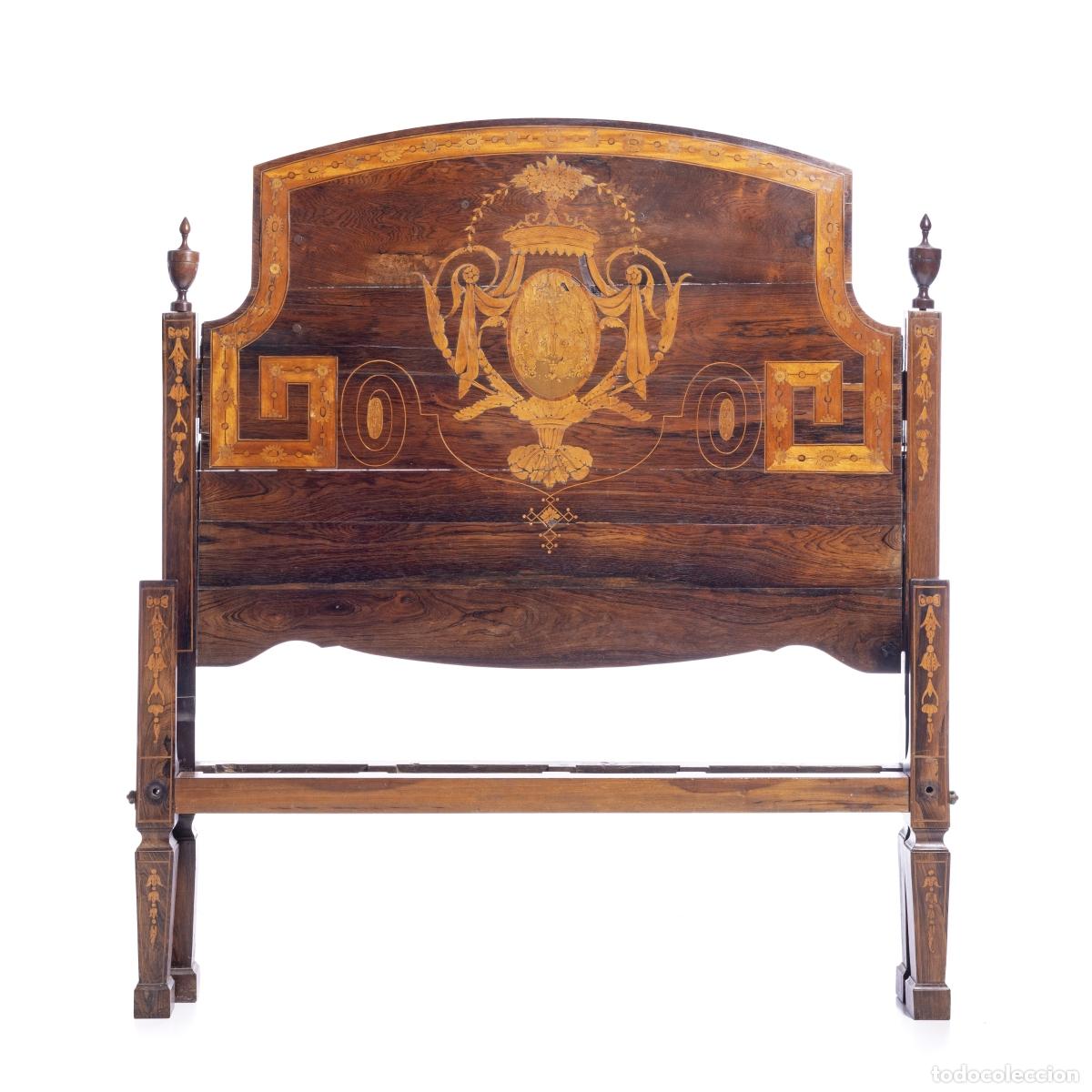 Antiquit&auml;ten: Cama de la reina Mar&iacute;a en palisandro - siglo XIX