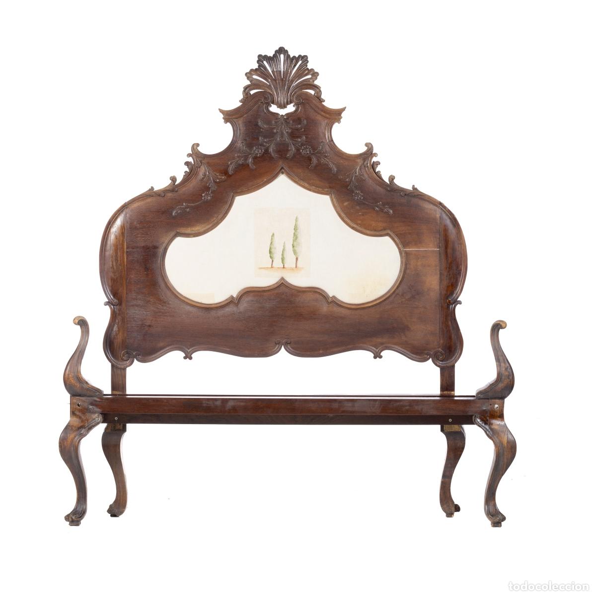 Antig&uuml;edades: Cama estilo D. Jos&eacute; - Foto 1