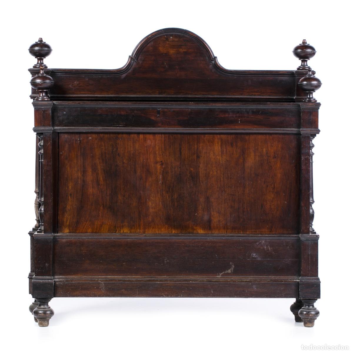 Antiquit&auml;ten: Cama rom&aacute;ntica de palisandro - siglo XIX