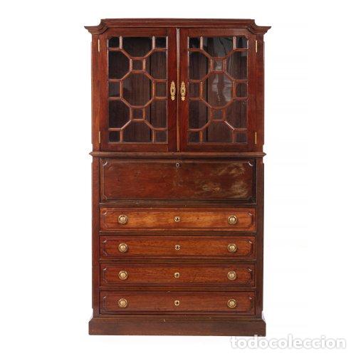 Antig&uuml;edades: C&oacute;moda con caj&oacute;n superior y mecanismo elevable. - Foto 1