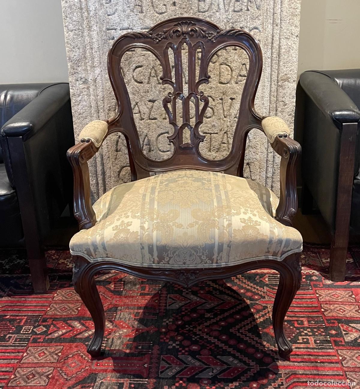 Antiquit&eacute;s: Sill&oacute;n al estilo de Dom Jos&eacute;