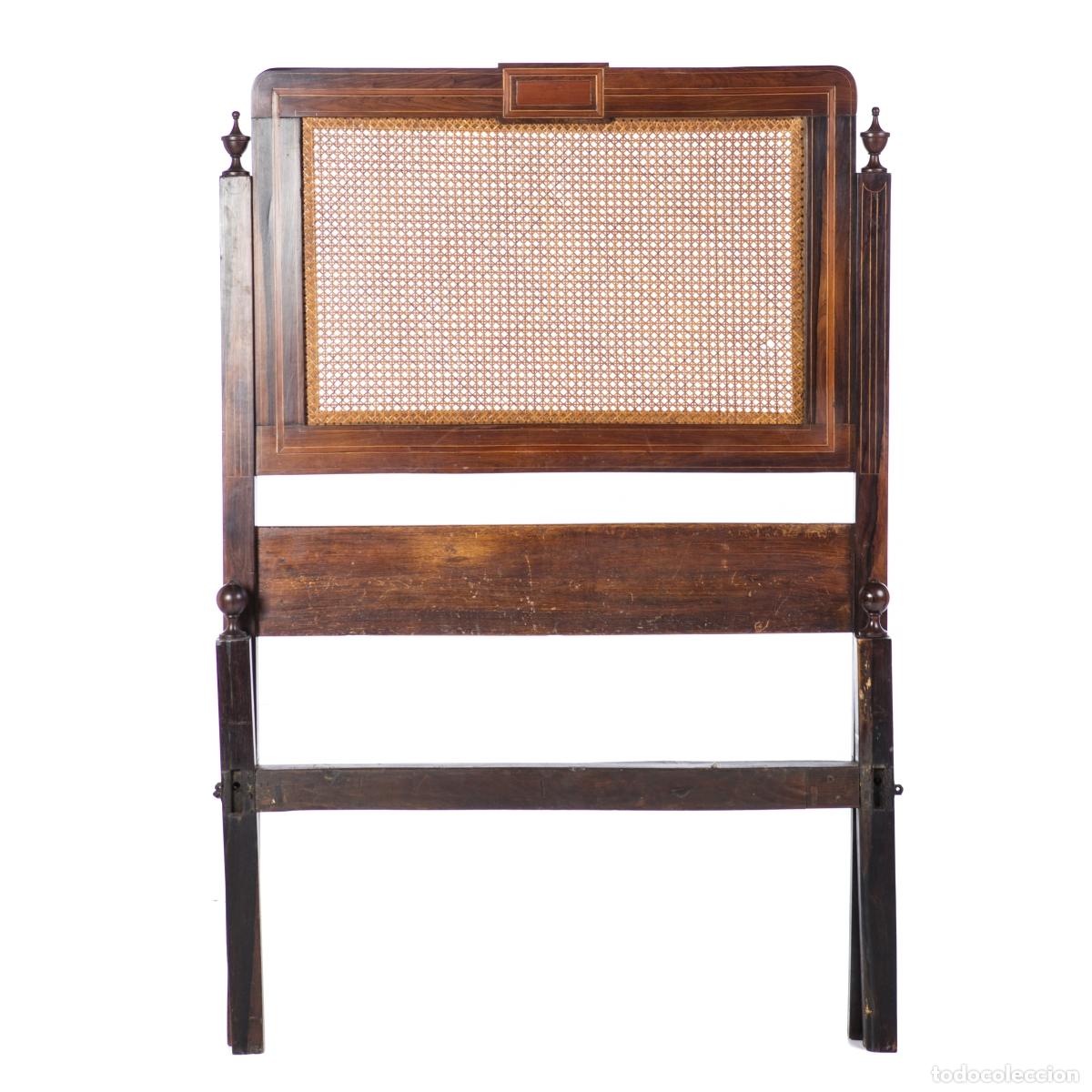 Antig&uuml;edades: Cama de la reina Mar&iacute;a en palisandro - siglo XIX