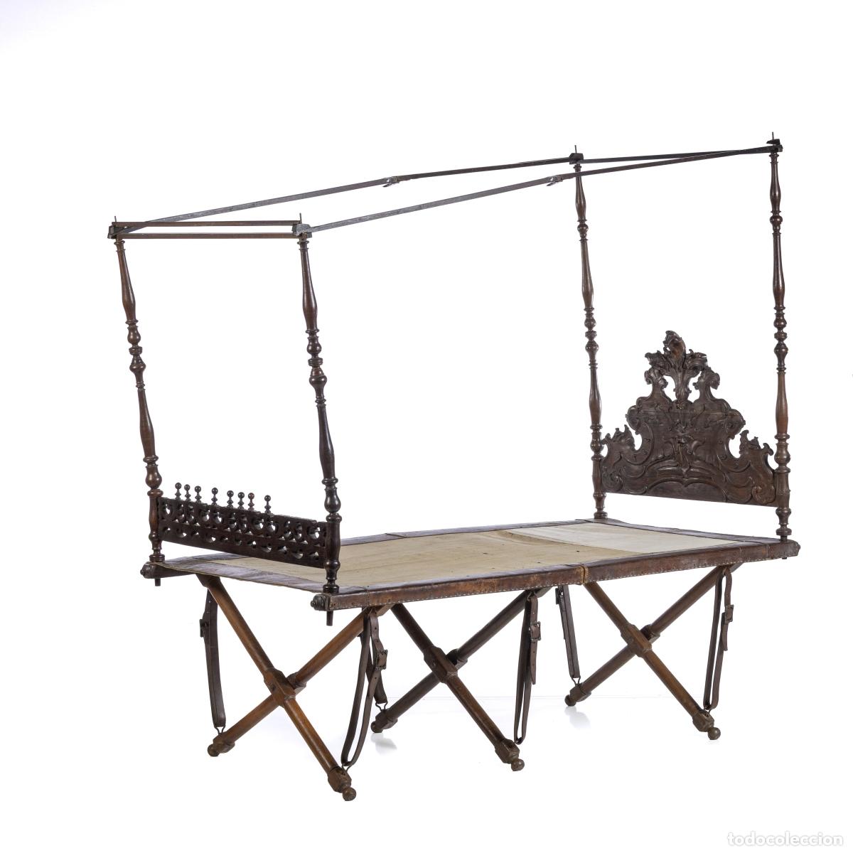 Antiquit&auml;ten: Cama de campo con dosel de palisandro - siglo XVII